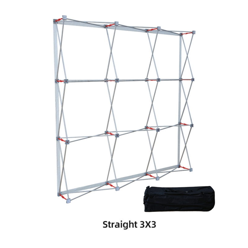 DisplaySplash Pop-Up Fabric Display - 8' W x 7.5' H 3
