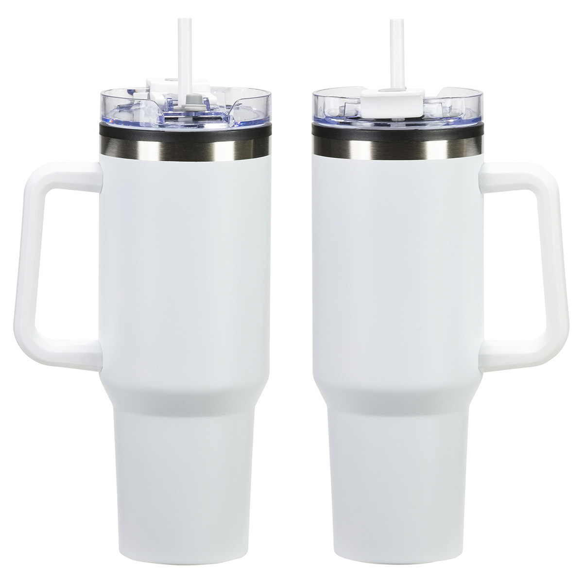 Ohana 40 oz Stainless Steel/Polypropylene Mug with Color-Matching Handle 30