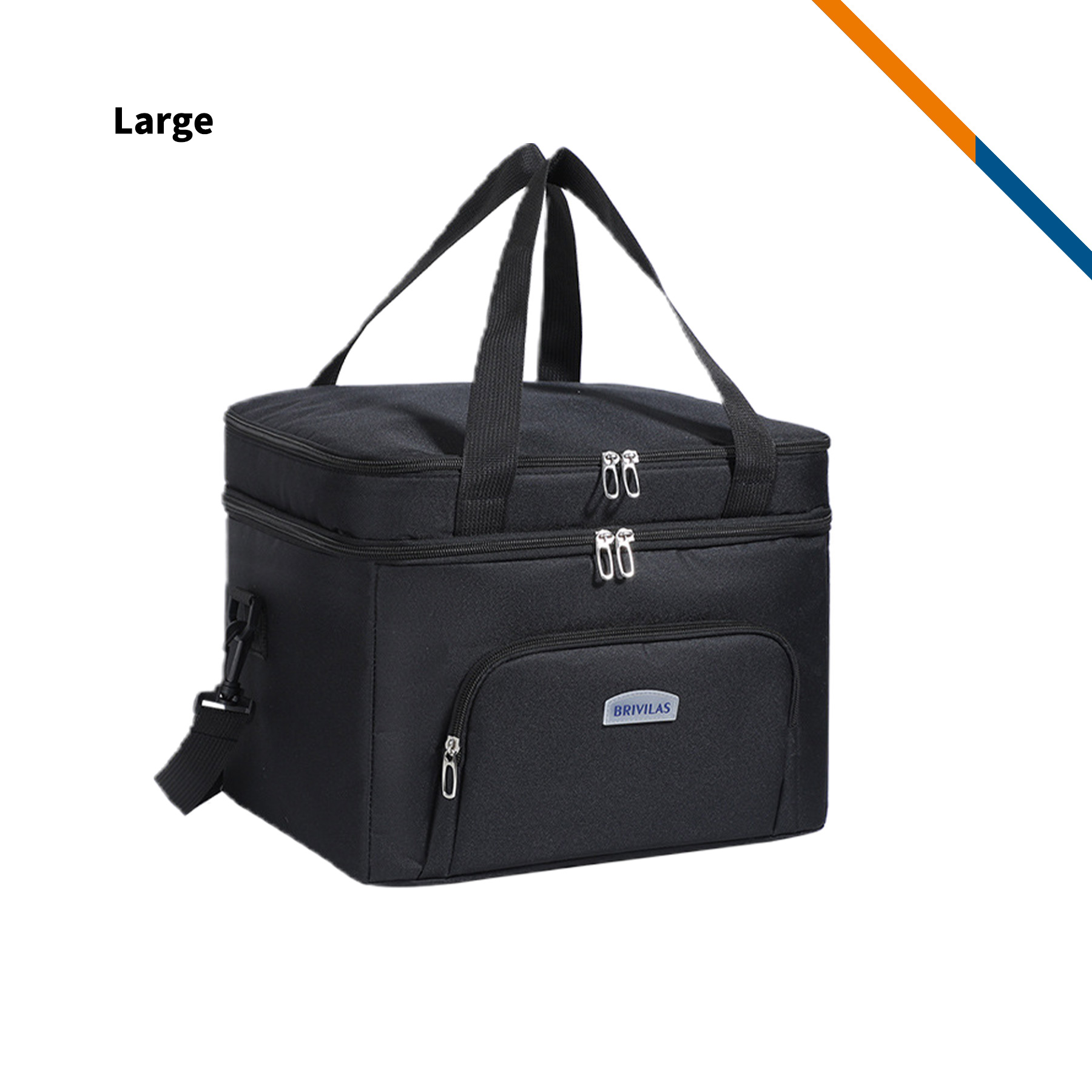 Vipit Double Layer PEVA Crossbody Cooler Bag 3