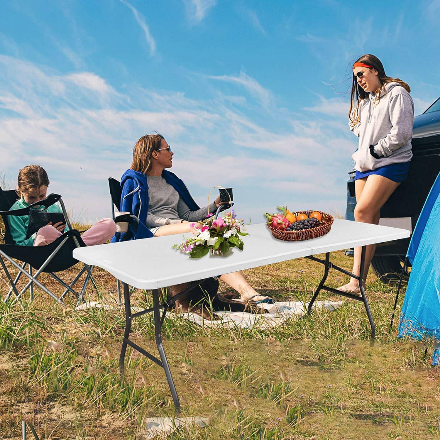 6 Foot Folding Table 9
