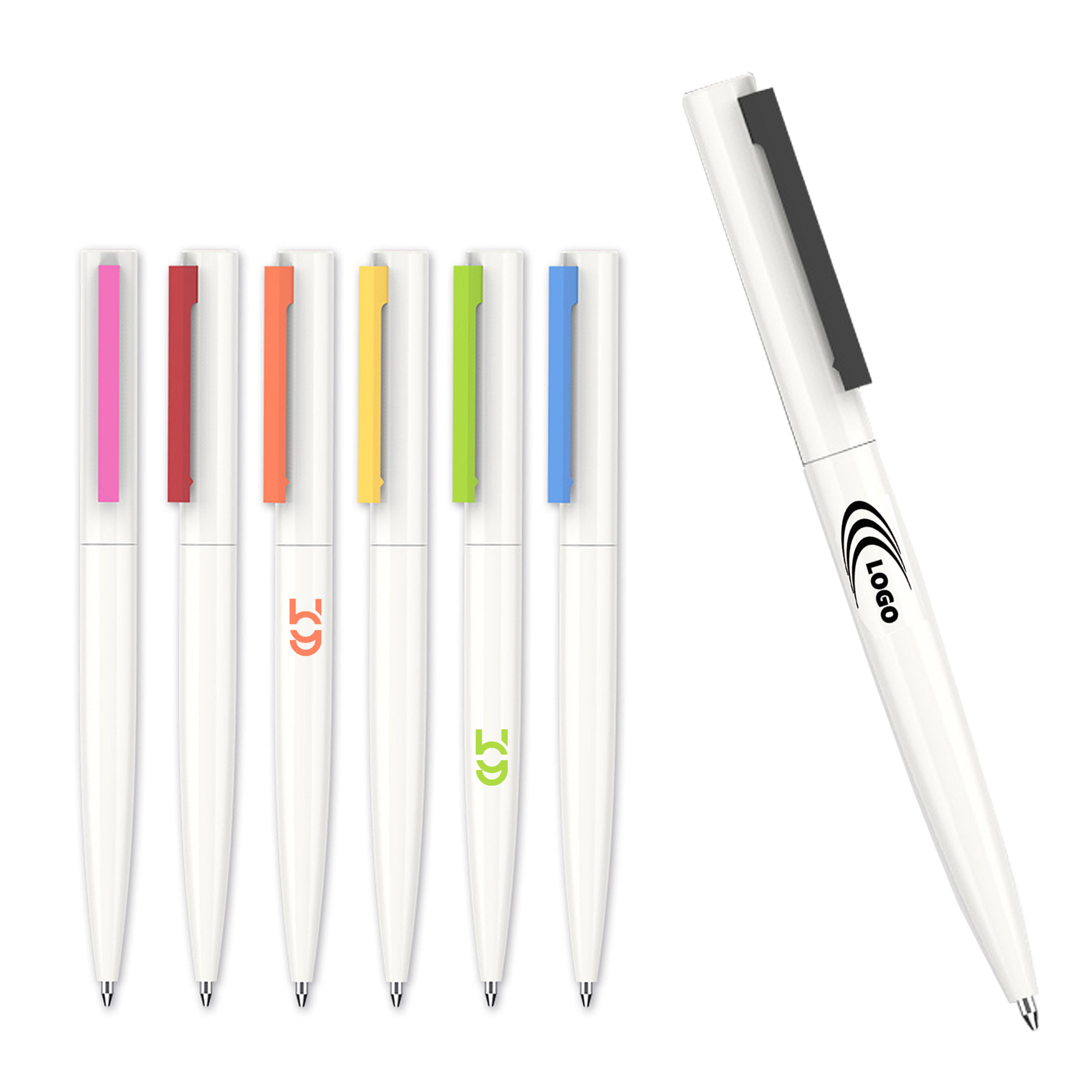 Twist action custom ballpoint pen 2