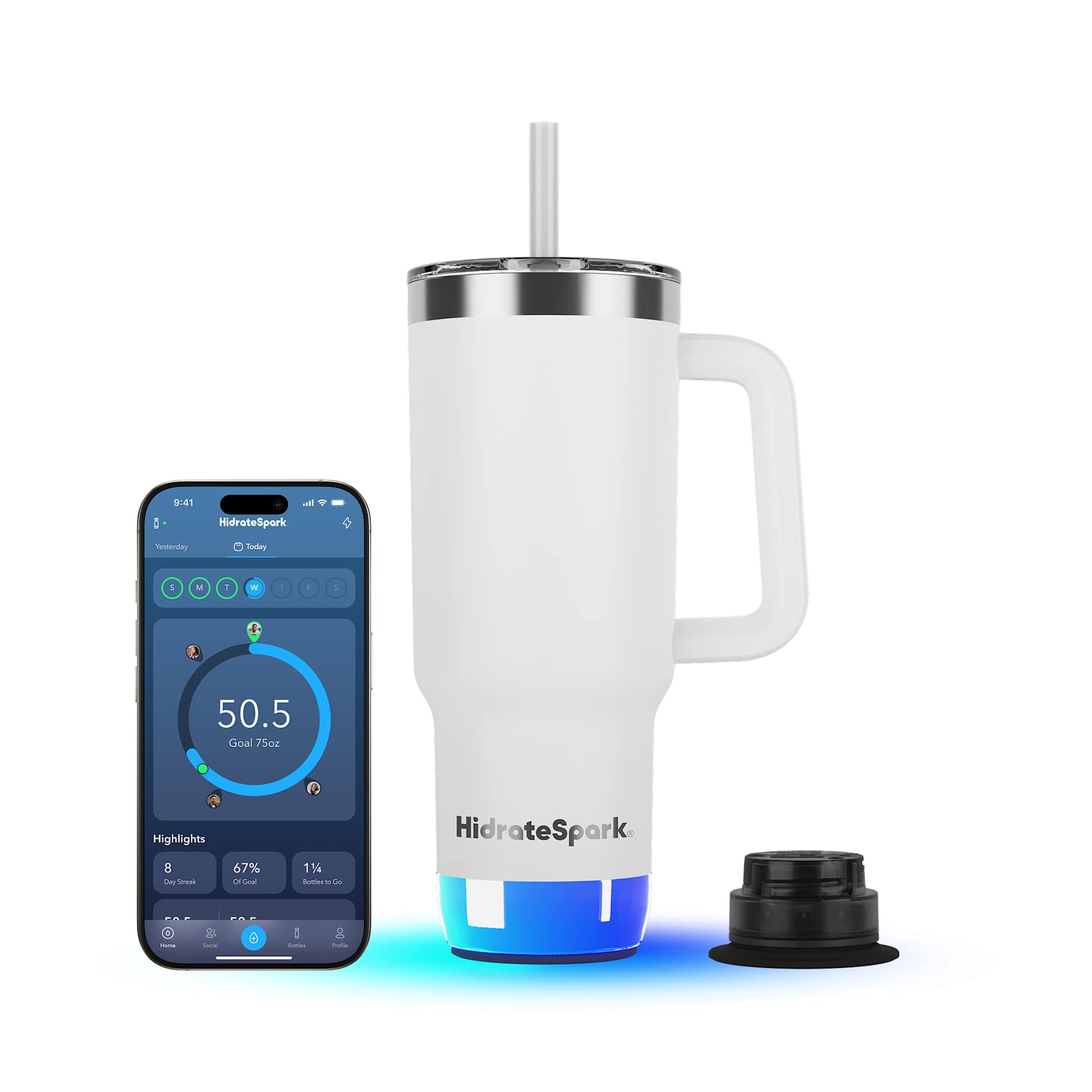 HidrateSpark Pro 2 Tumbler 30oz 107