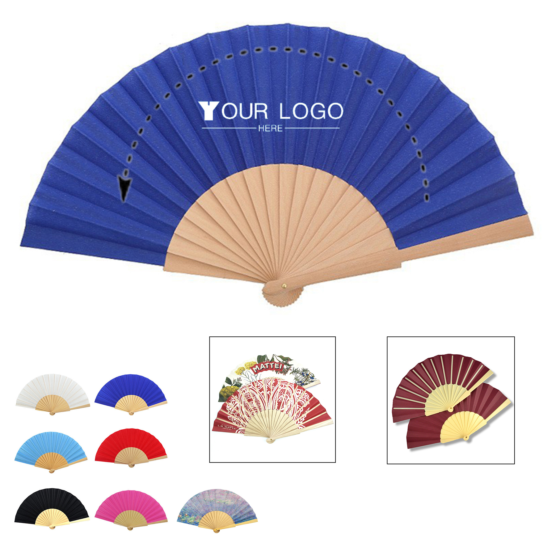 Hand Held Folding Fan 2