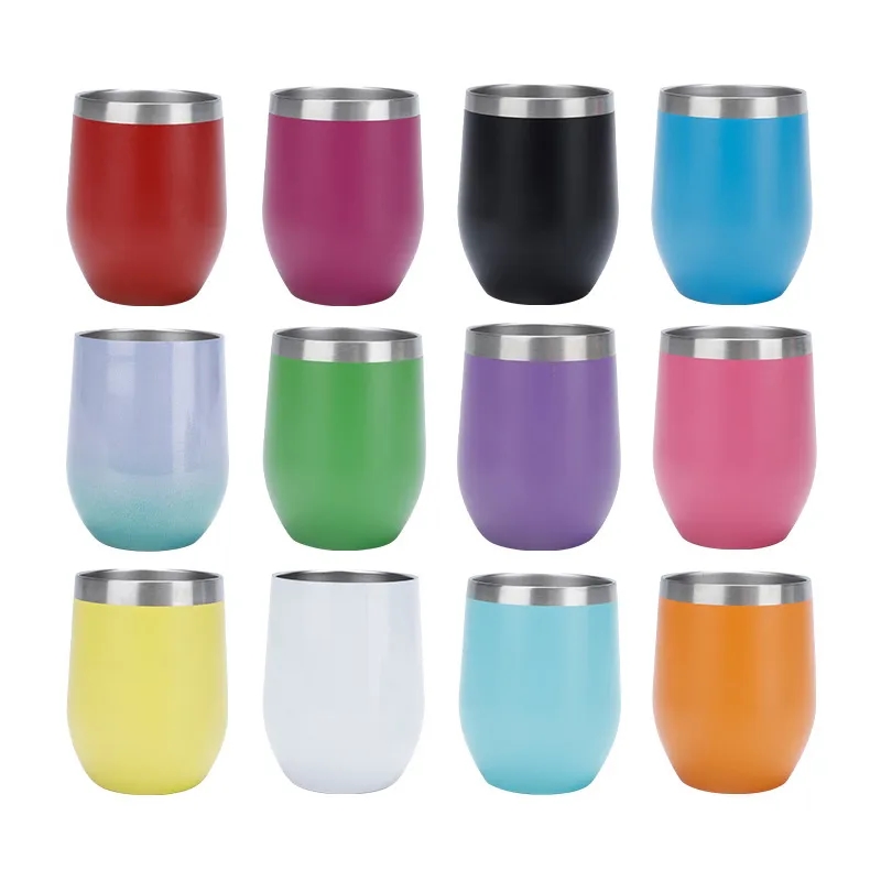 12 Oz. Double Wall Eggshell Cup with Lid 5