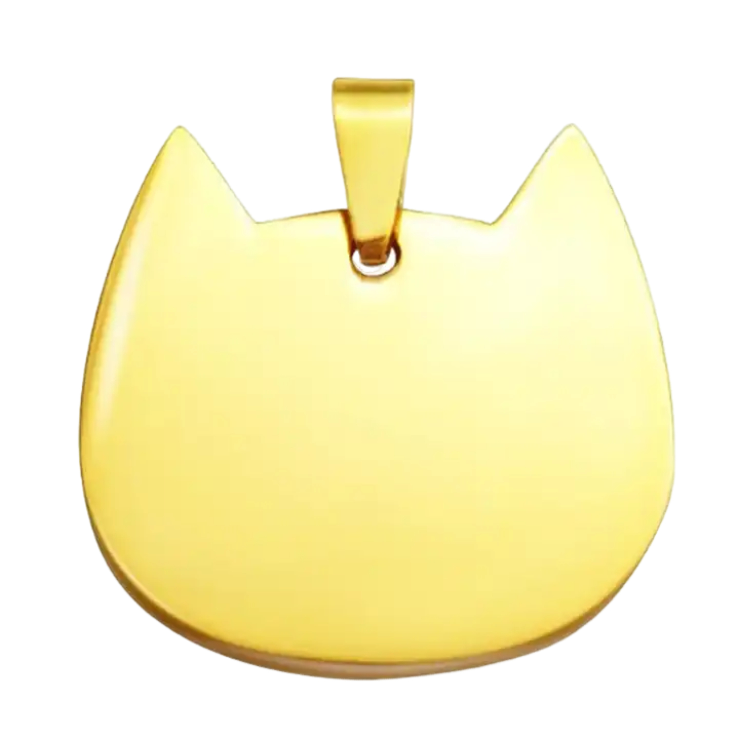 Cat Shaped Stainless Steel Pet Tag 5