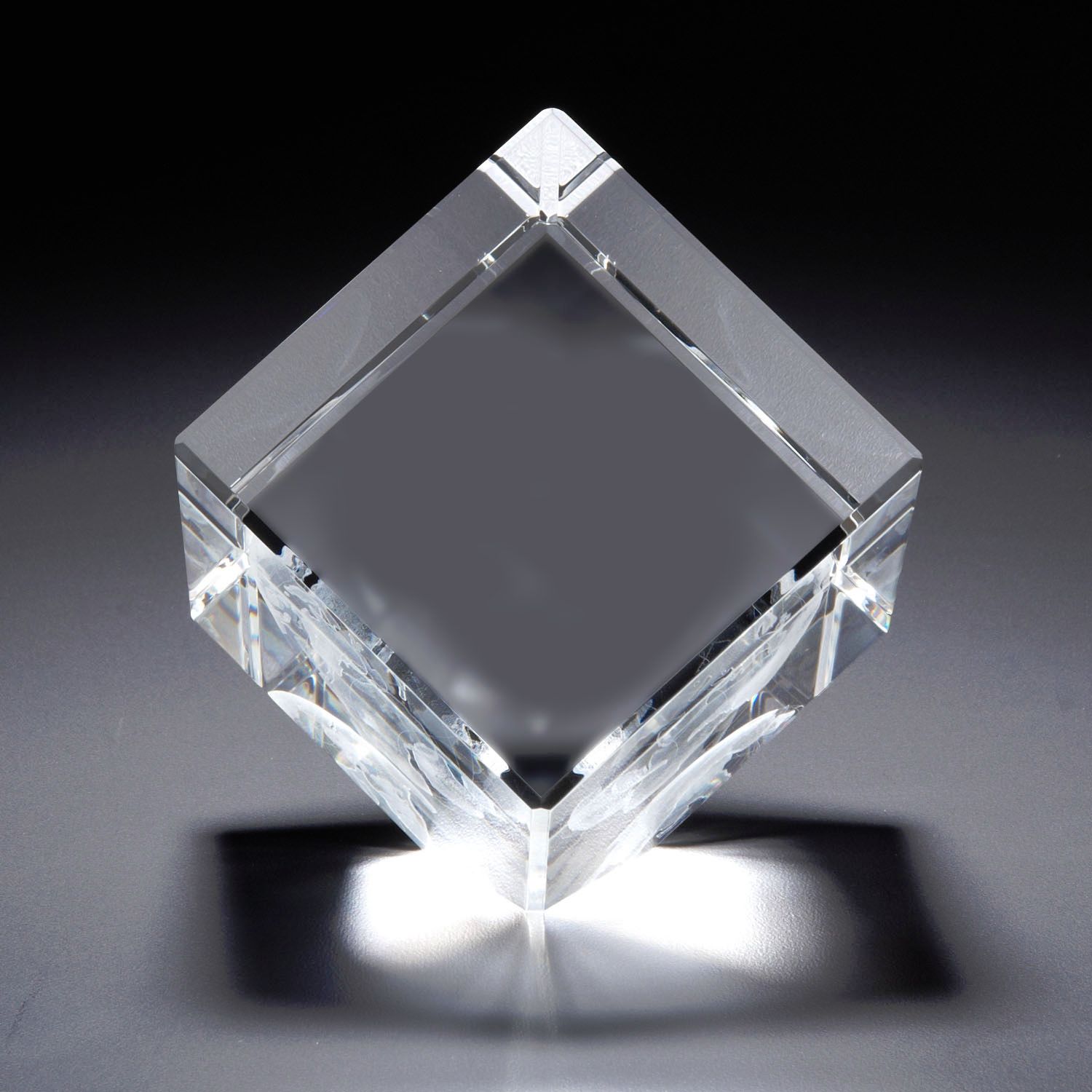 3D Crystal Jewel Cube Large Award 3