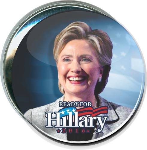 Ready for Hillary 2016, Political Button
