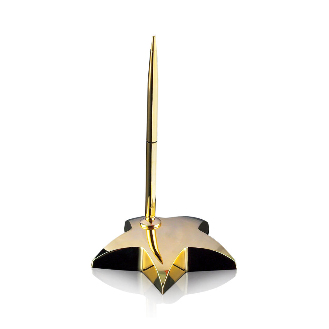 Hollister Star Paperweight with Pen 2