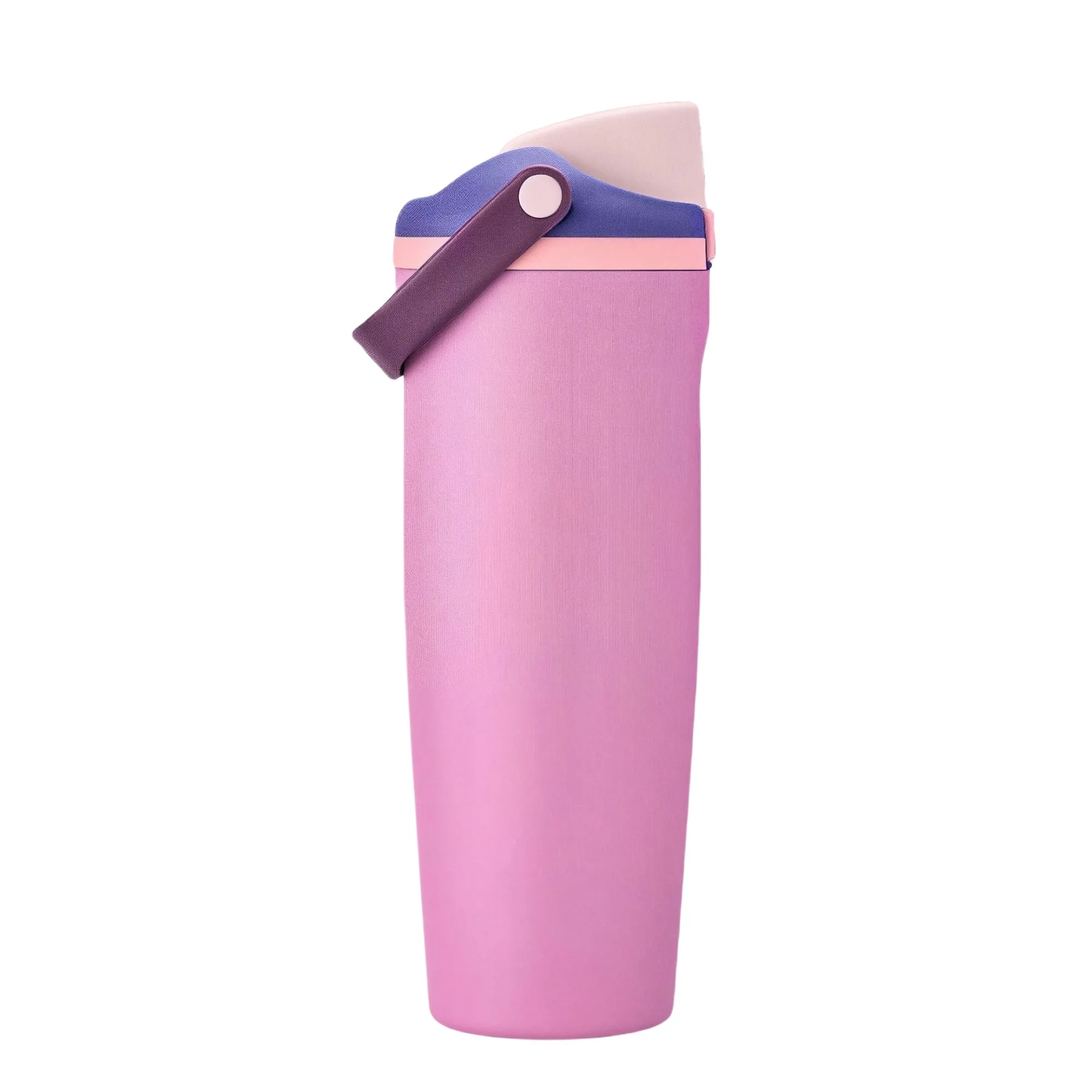 Stainless Steel 30oz Handheld Dual-Drinking Water Bottle 8