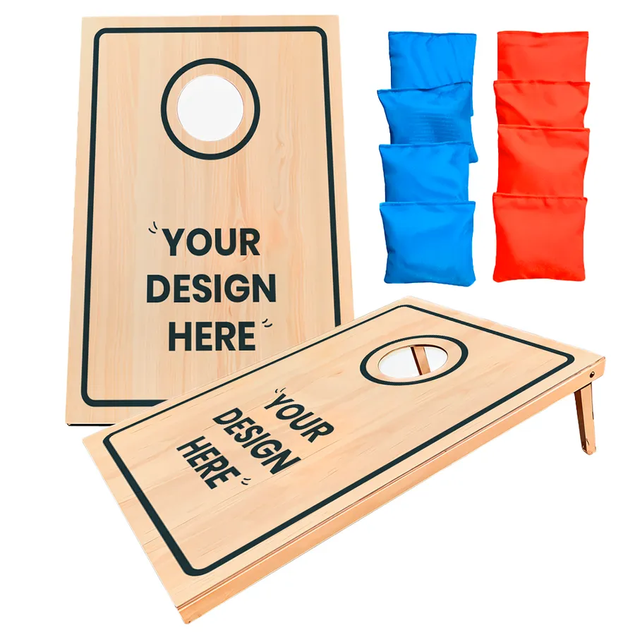 Wooden Cornhole Board Set 4
