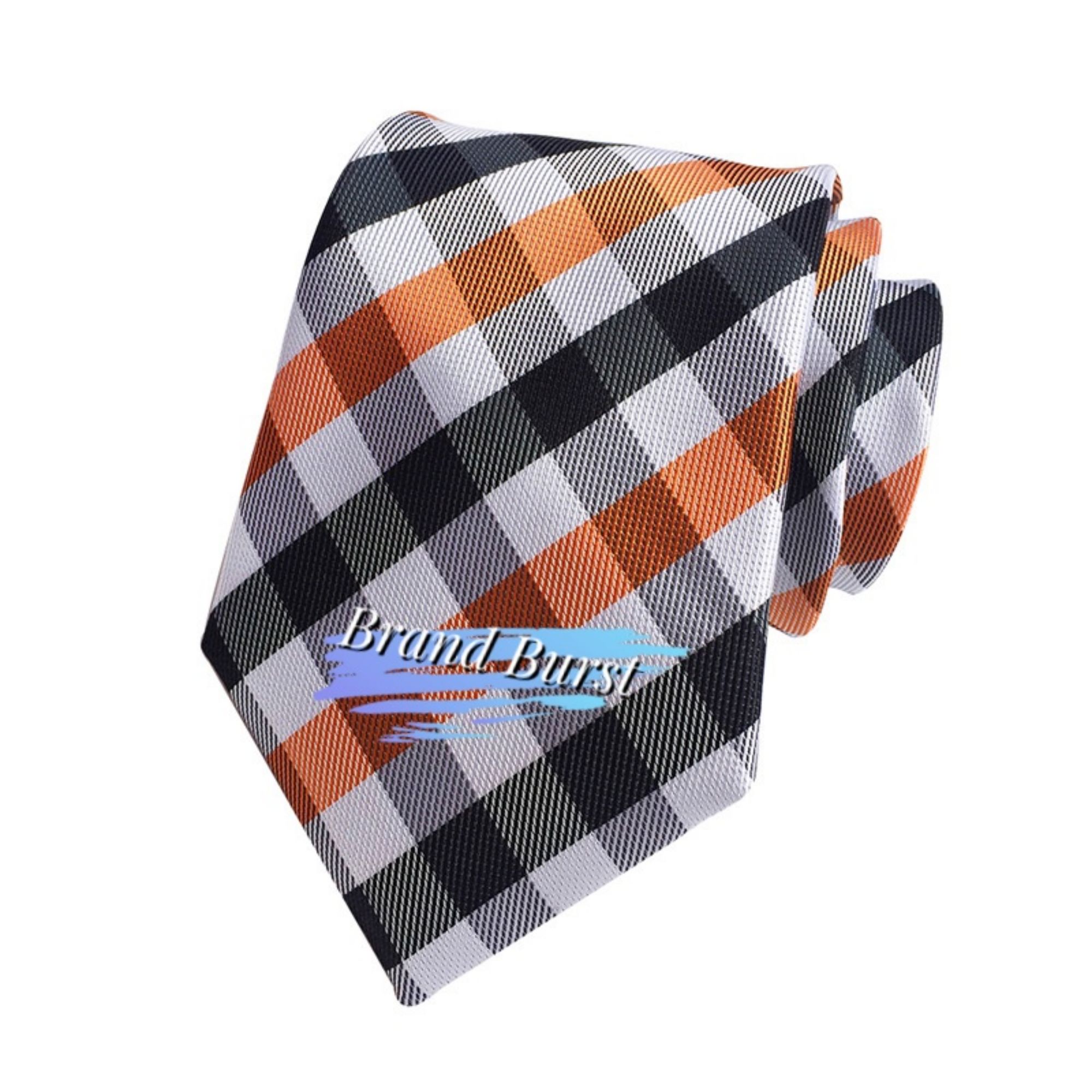 Micro Checkered Striped Ties 2