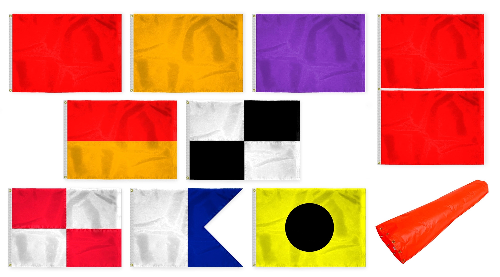 Beach Safety Flags KIT-Sewn 2