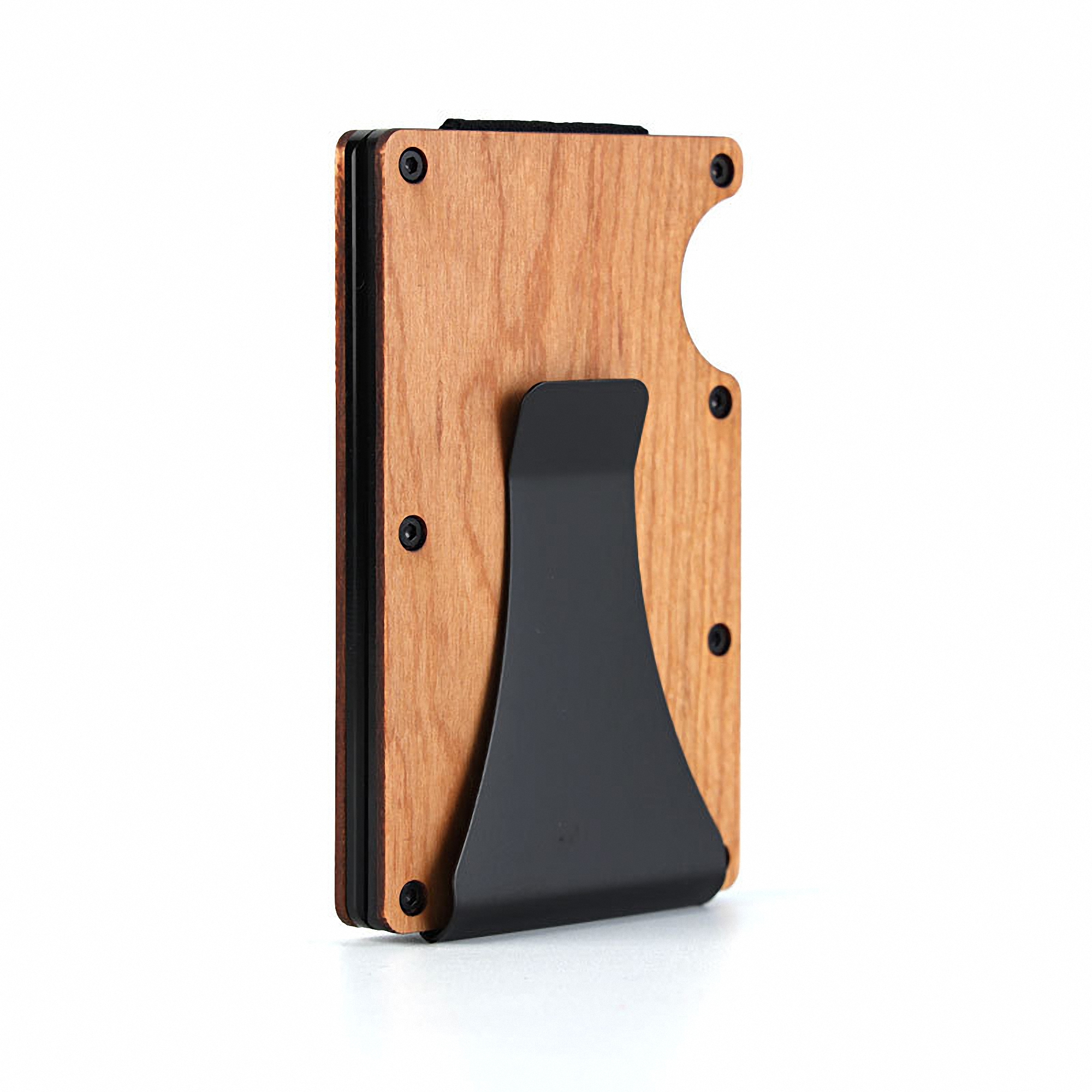 RFID Blocking Wood Wallet with Money Clip 4