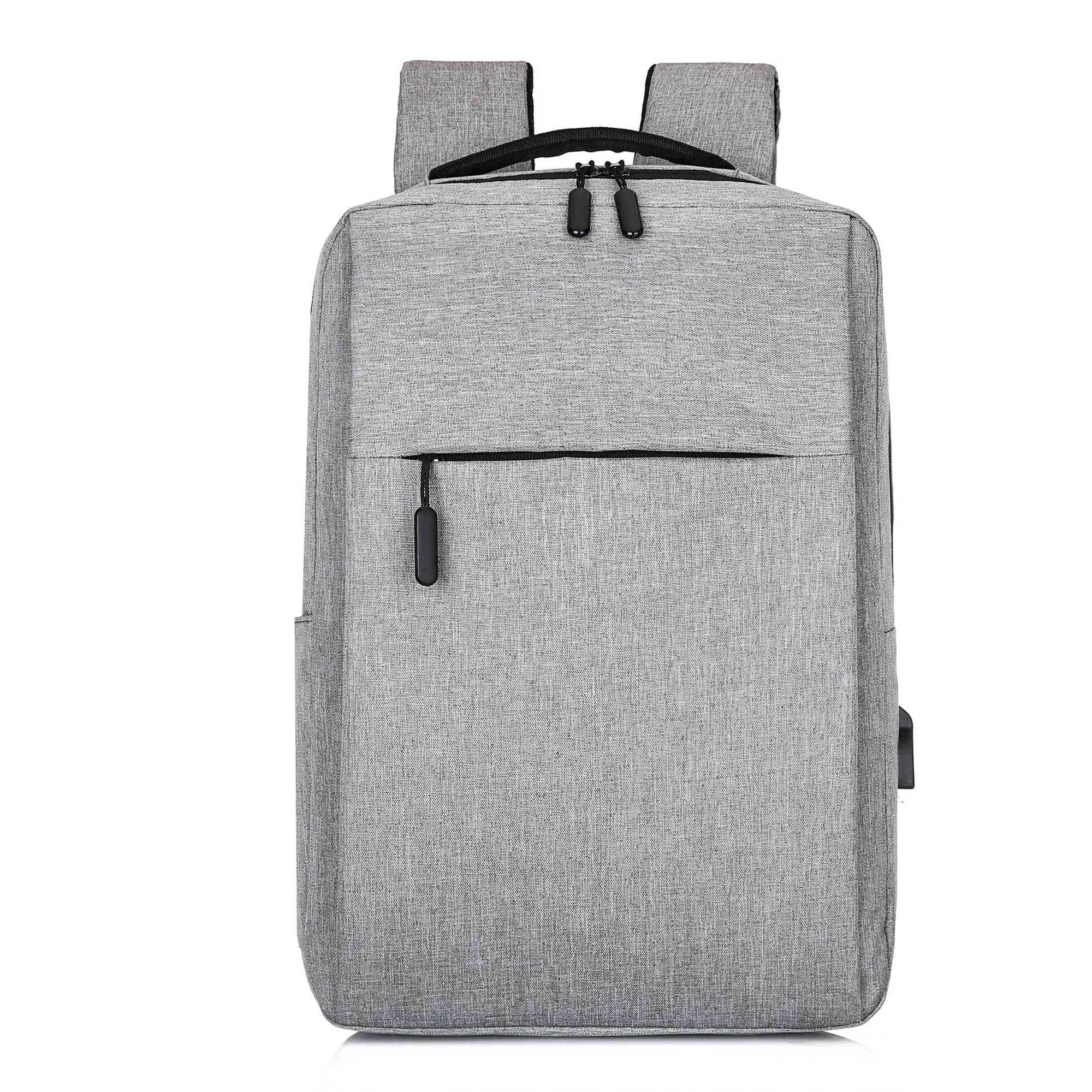 MOQ 50pcs Custom Stylish Polyester Business Travel Backpack 8