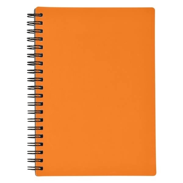 Spiral Notebook with PVC Cover And Cardboard Back 5