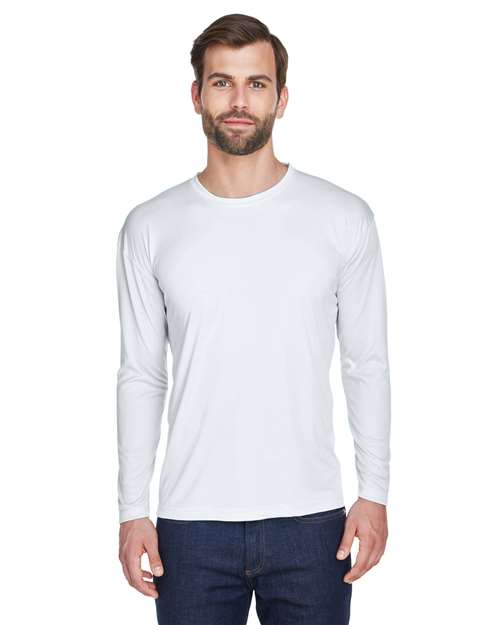 Men's Cool & Dry Sport Long Sleeve Performance Interlock T-Shirt - 8422 22