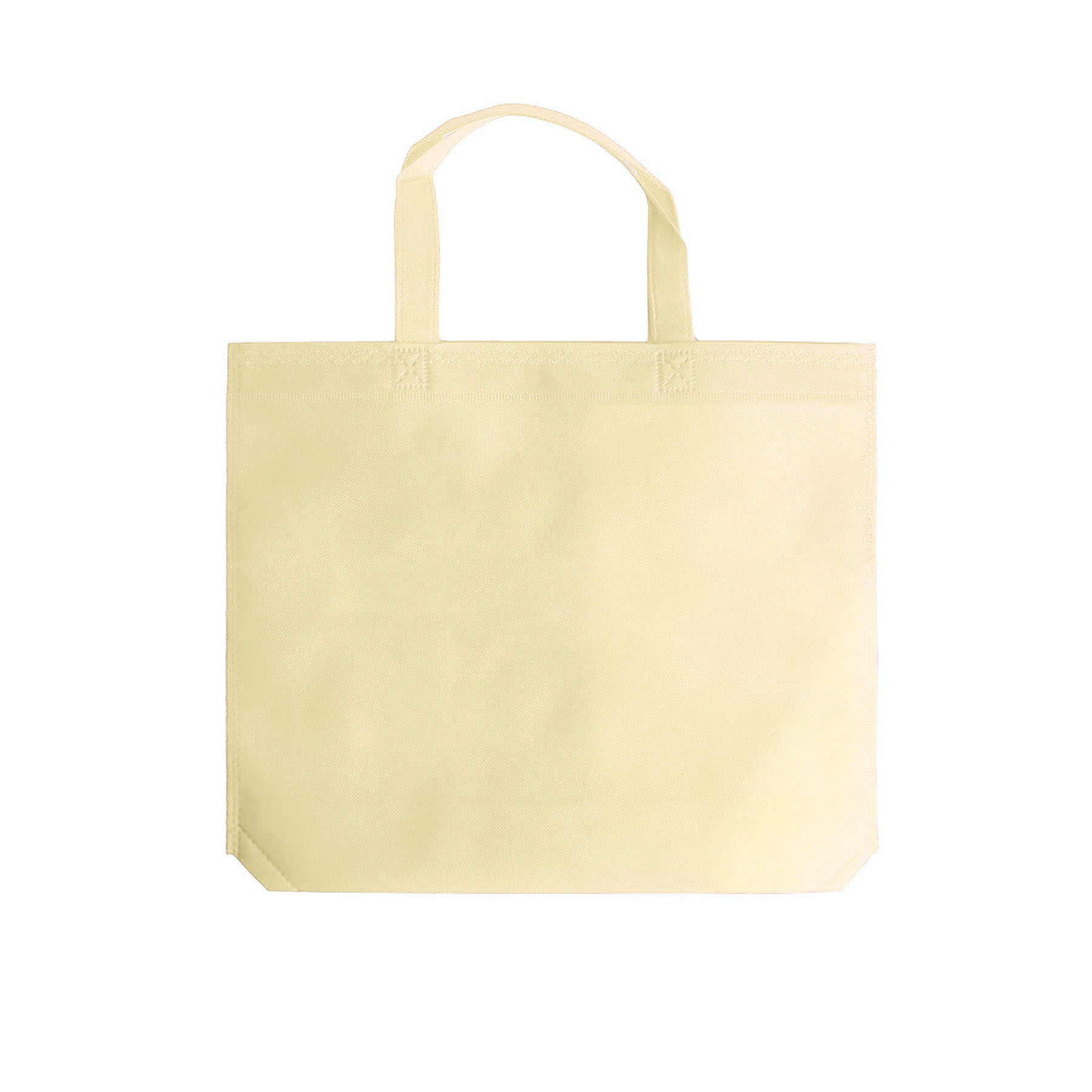 Heat Sealed Non-Woven Shopping Tote Bag(12 5/8" W x 14 15/16" H x 4" G) 15