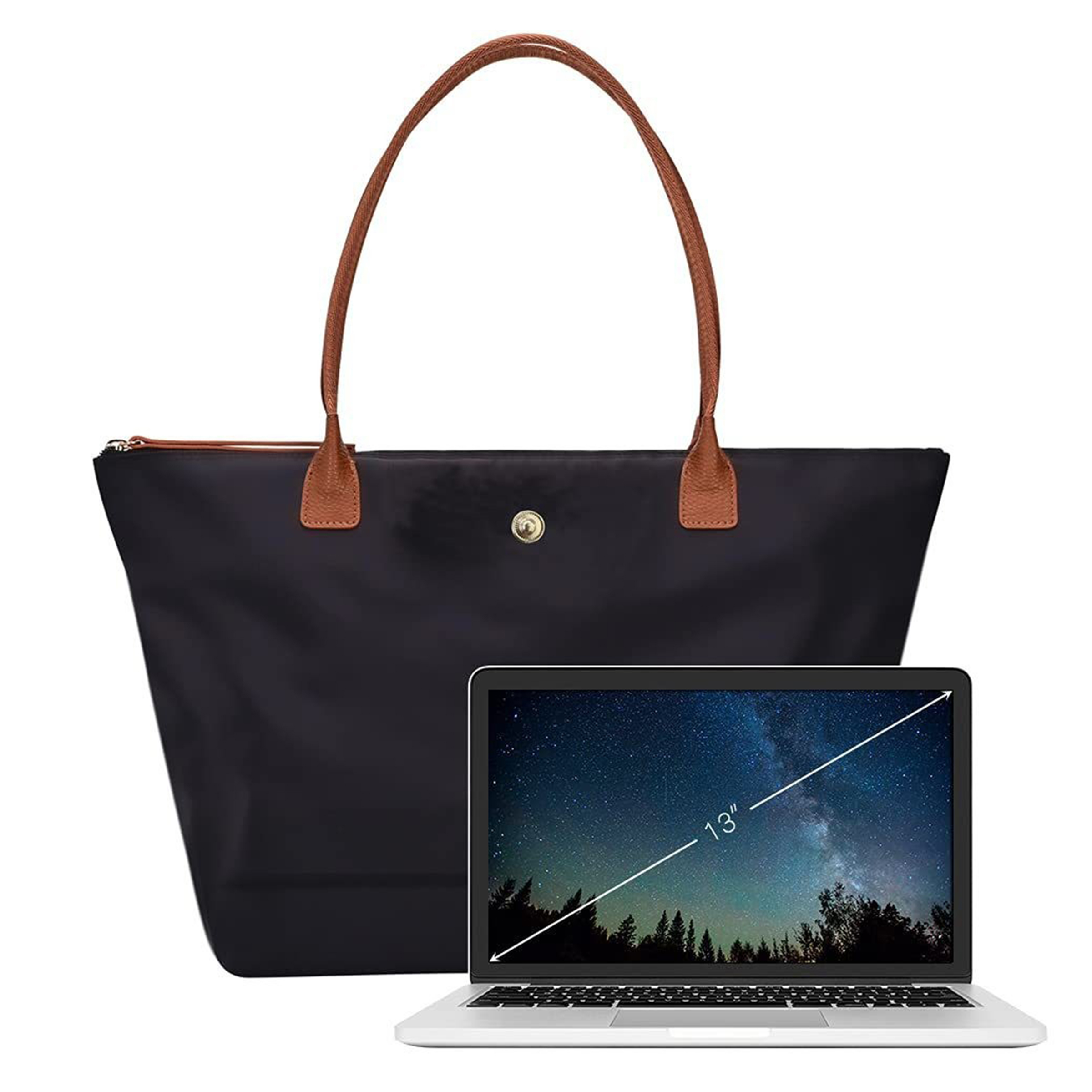 Oxford Foldable Large Capacity Handheld Shopping Bag, custom tote bag with logo imprint 7