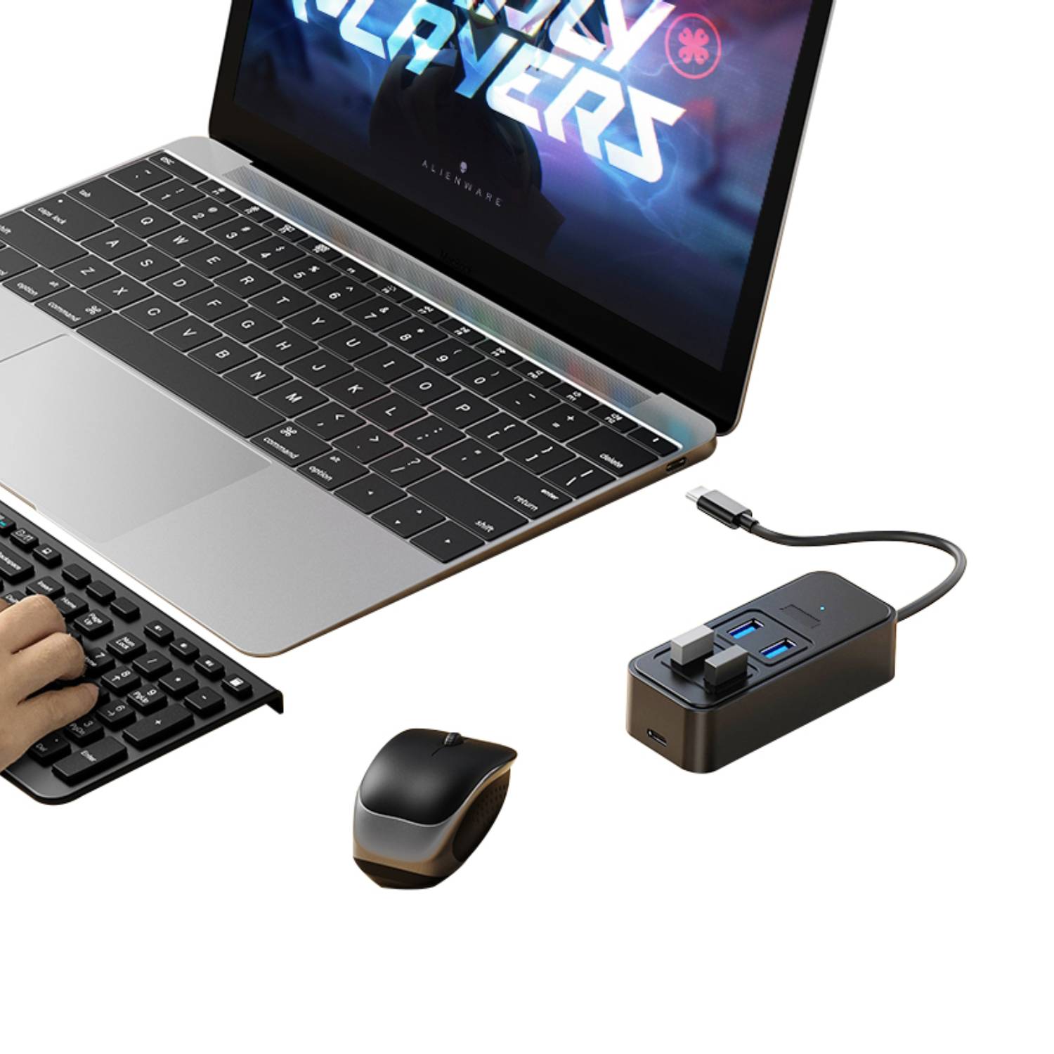 5 in 1 Type-C USB 3.0 Hub 7