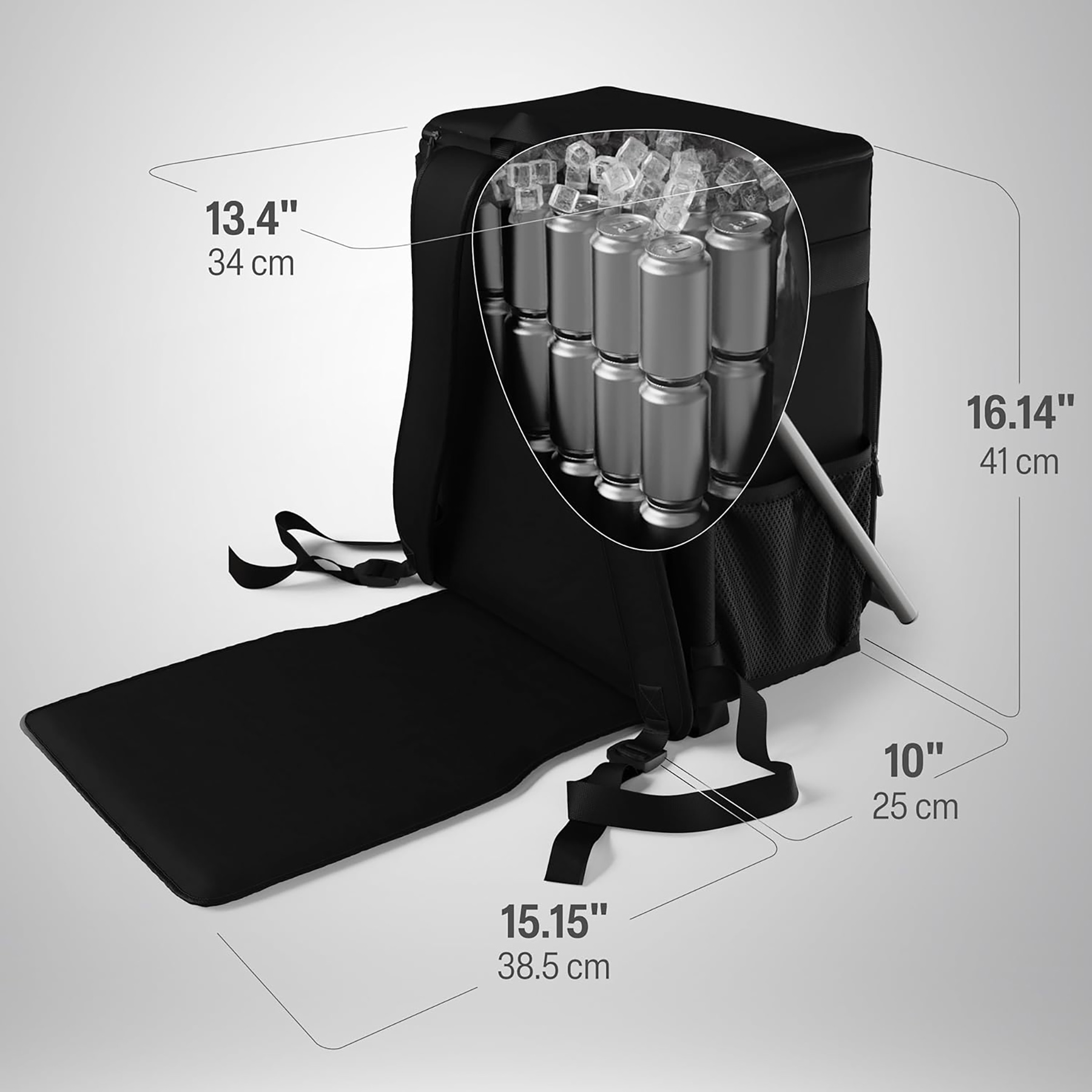 nsulated Backpack Cooler with Foldable Seat 4