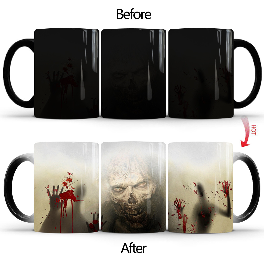 11 oz Promotional Full Color Changing Coffee Mugs 13