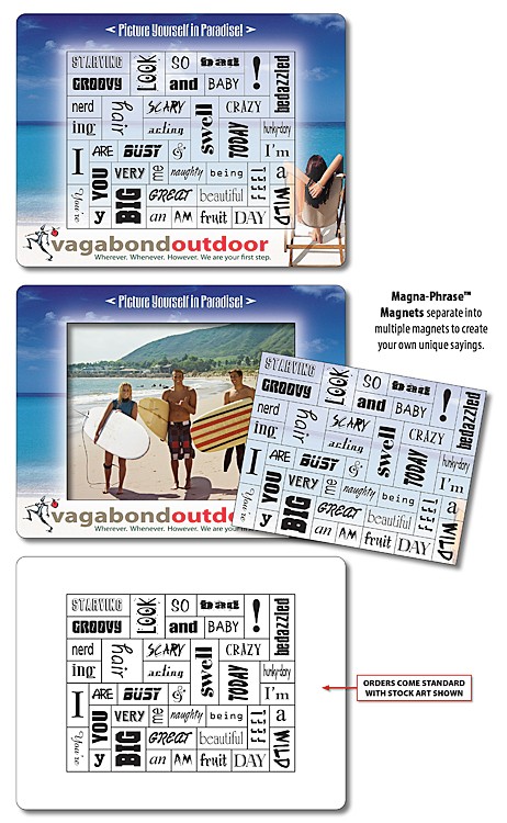 Magna-Phrase Magnet - Picture Frame (6.5x5) - 30 mil. 2