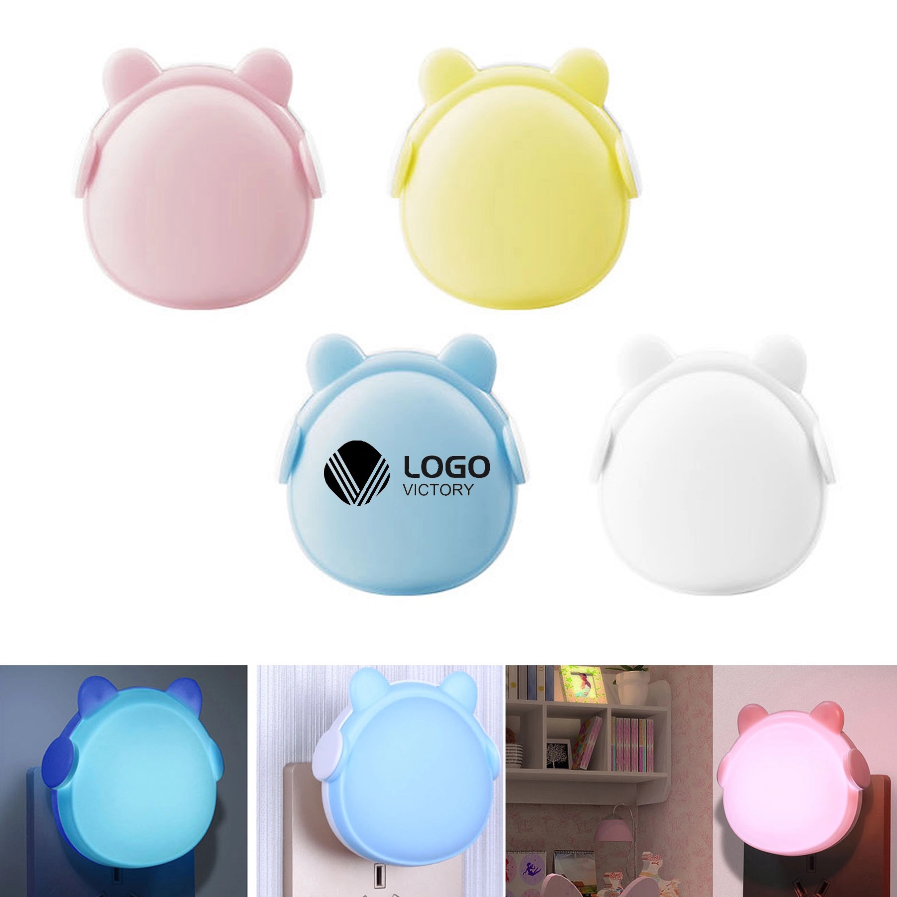 Bear Shaped Induction controlled energy LED light 2