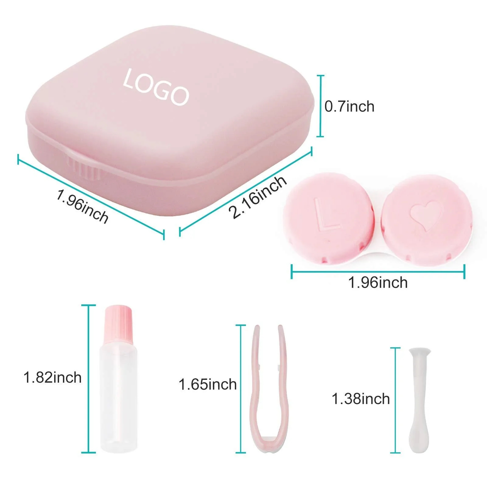 Cute Travel Contact Lens Case Kit 4