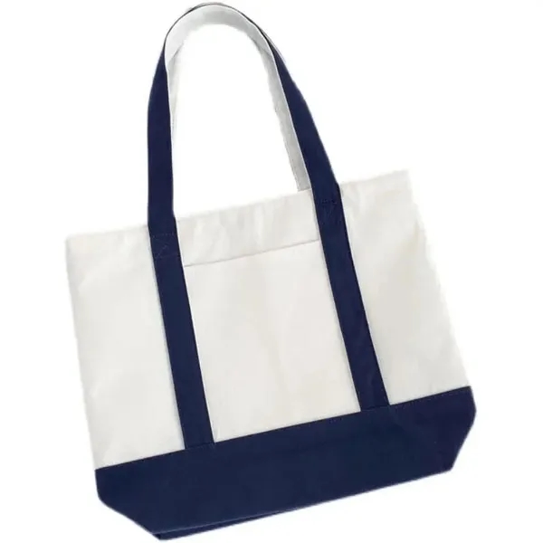 Premium Heavyweight Cotton Canvas Boat Tote, custom tote bag with logo imprint 6
