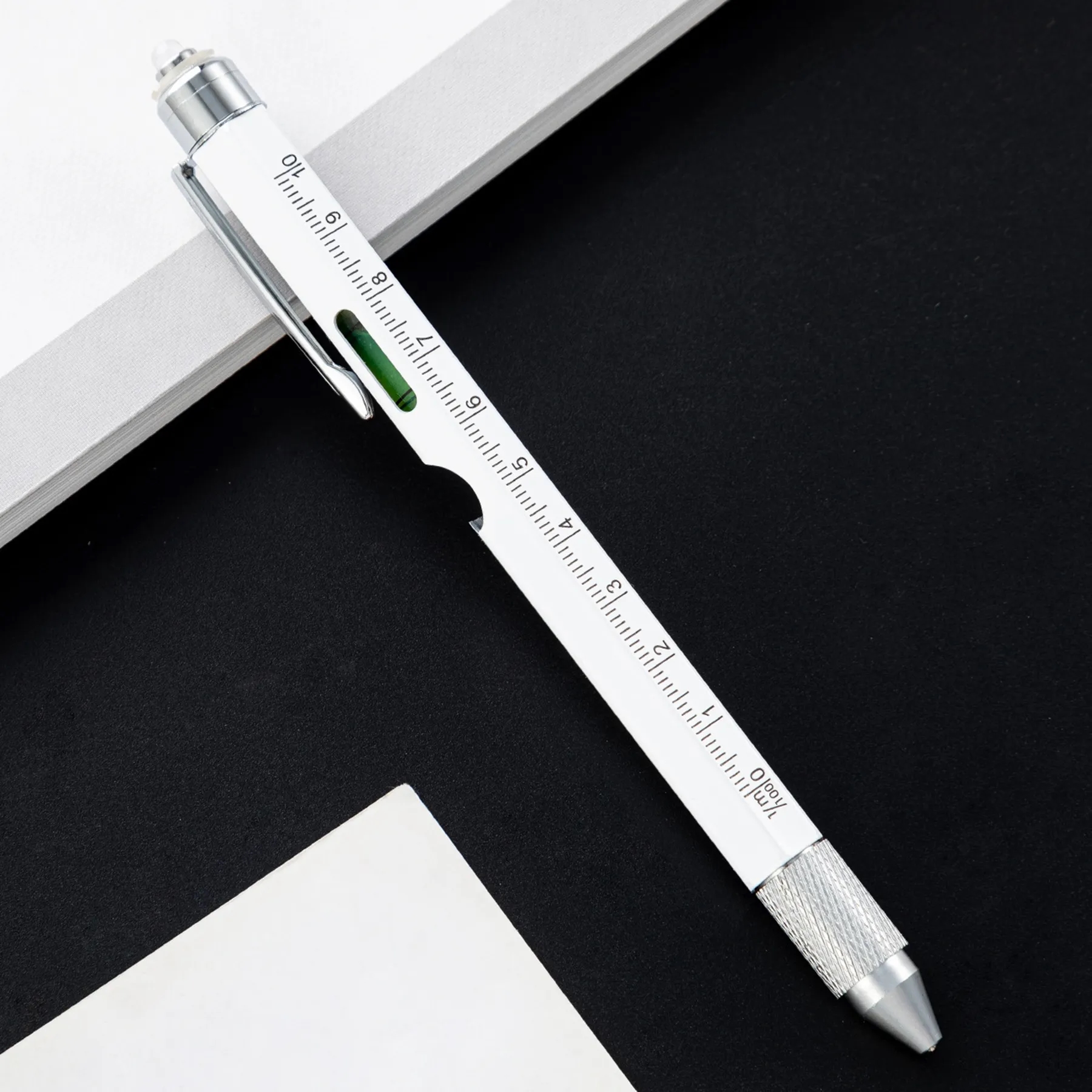 9 in 1 Metal Multi Tool LED Light Touch Ballpoint Pen 2