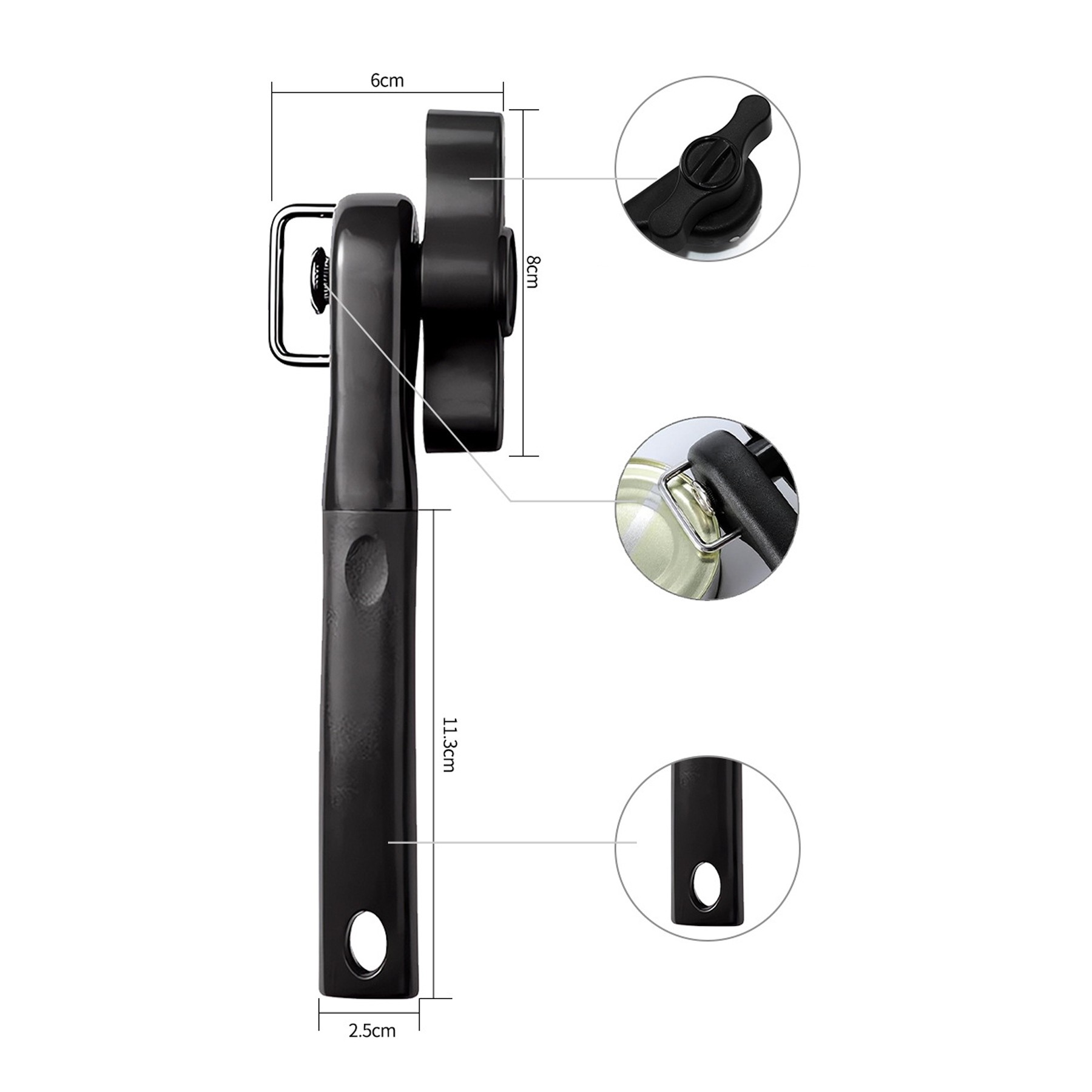 Stainless Steel Manual Can Opener 2