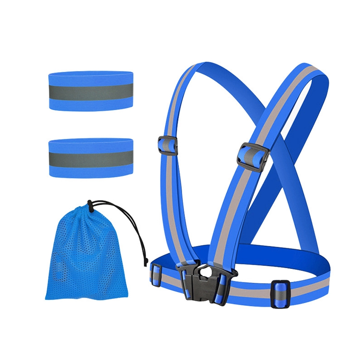 High Visibility Reflective Safety Vest Belt With 2 Armbands 5
