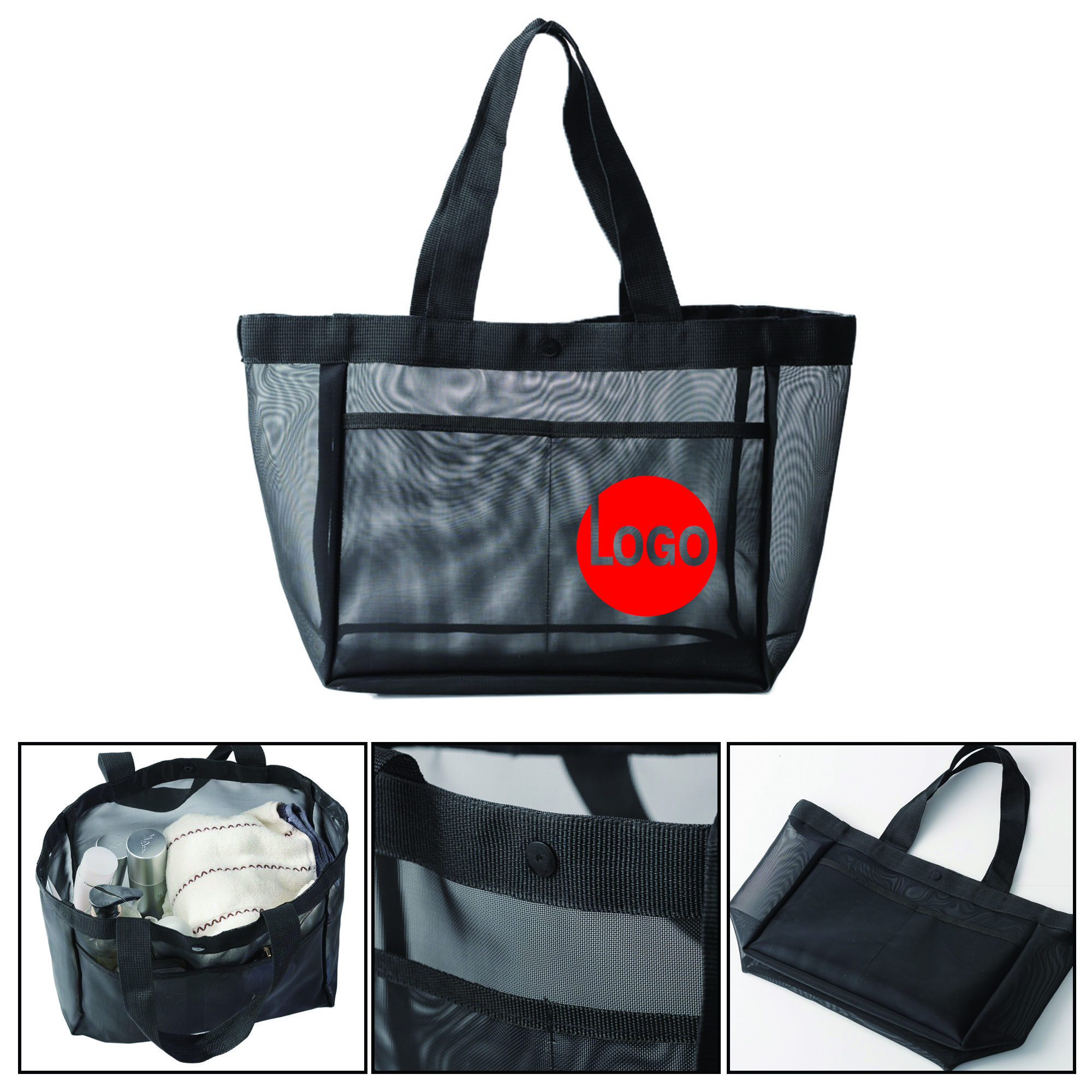 Mesh Tote Bag MOQ 50 Full Color 2