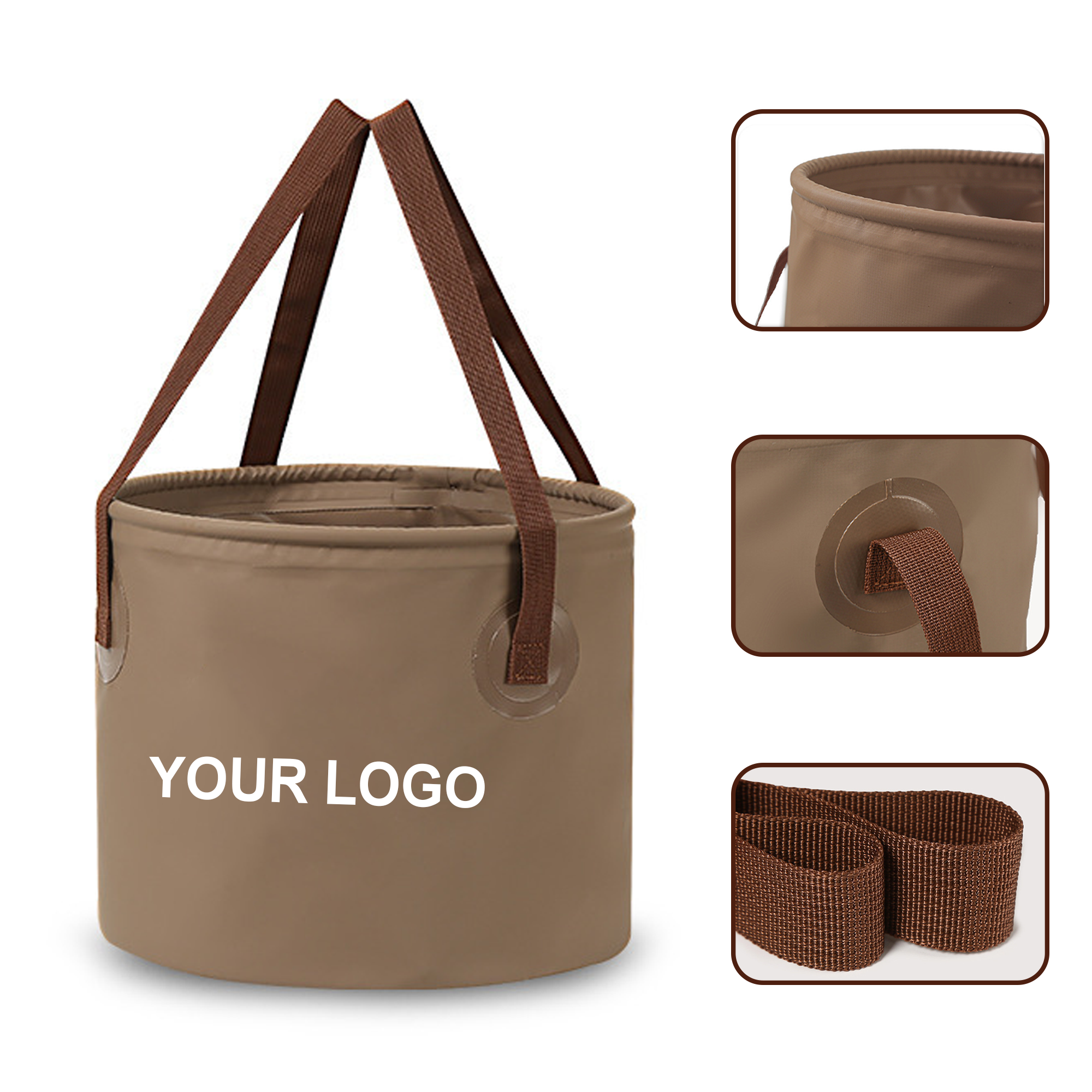 Outdoor Camping Foldable Bucket With Customizable Logo 3