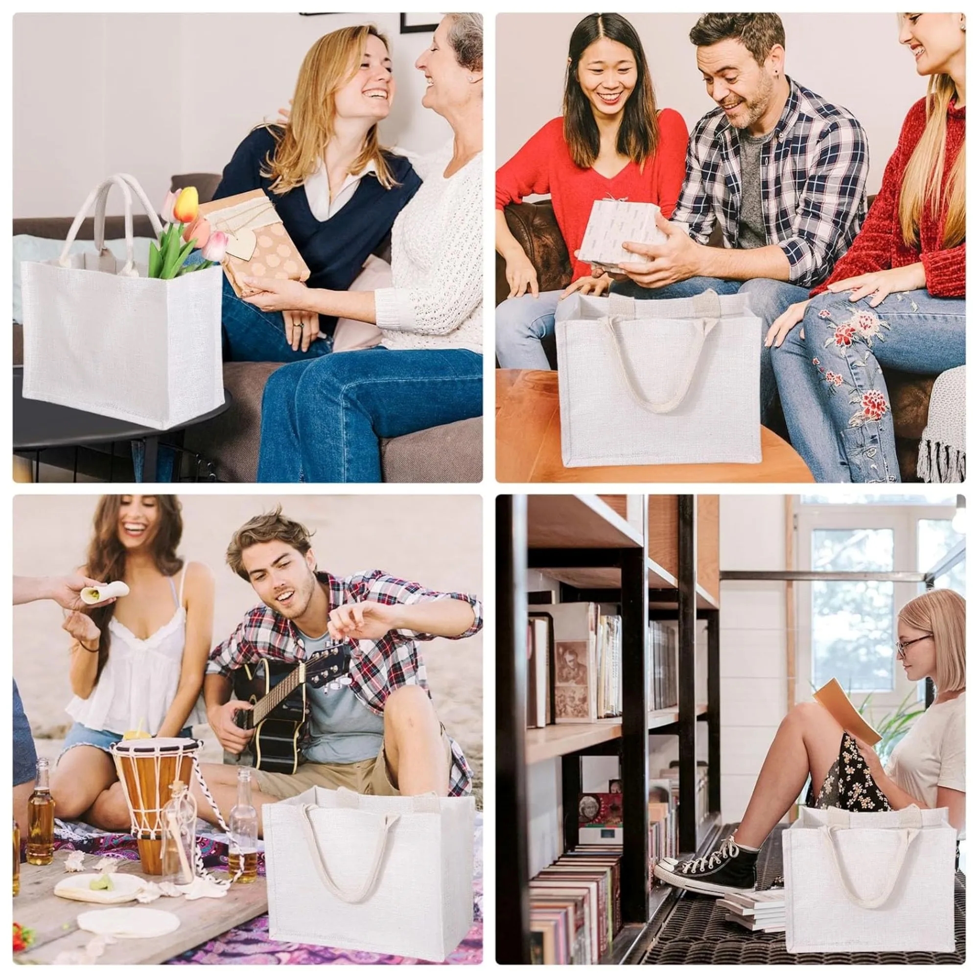 Eco Friendly Shopping Tote Canvas Bag 4