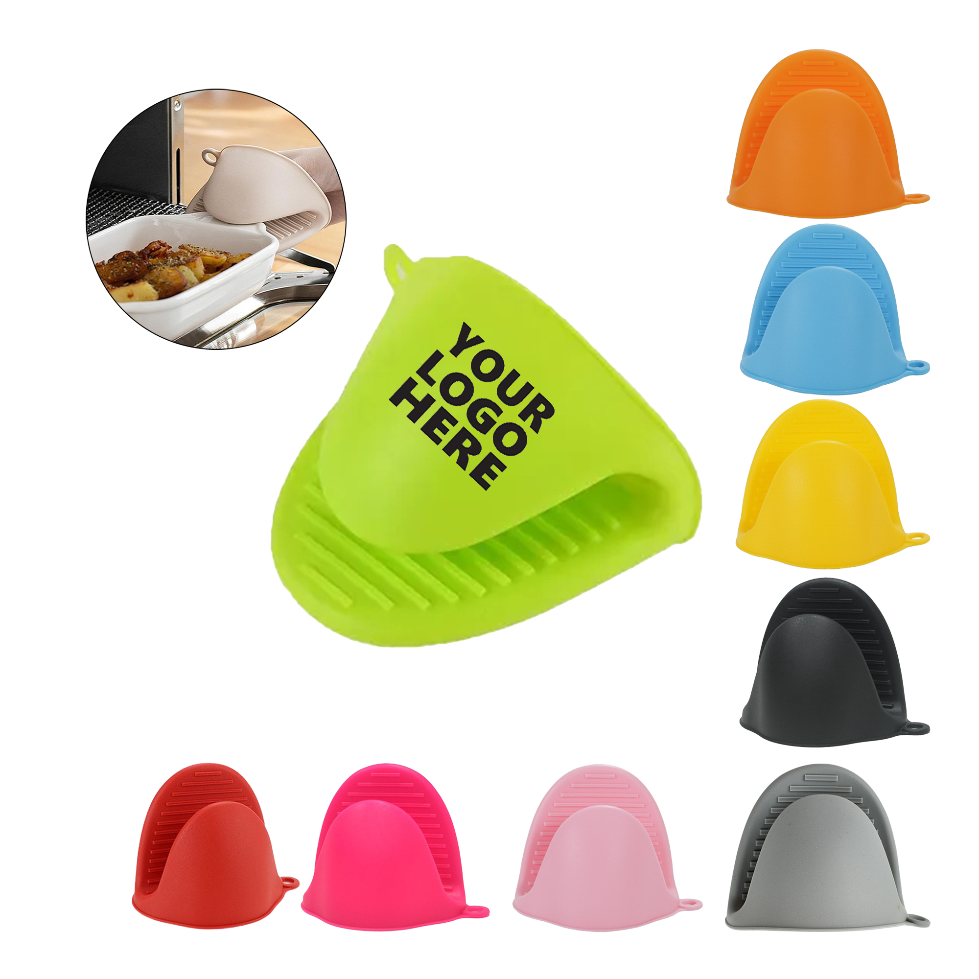 Silicone Cooking Pinch Grips Oven Mitts 2