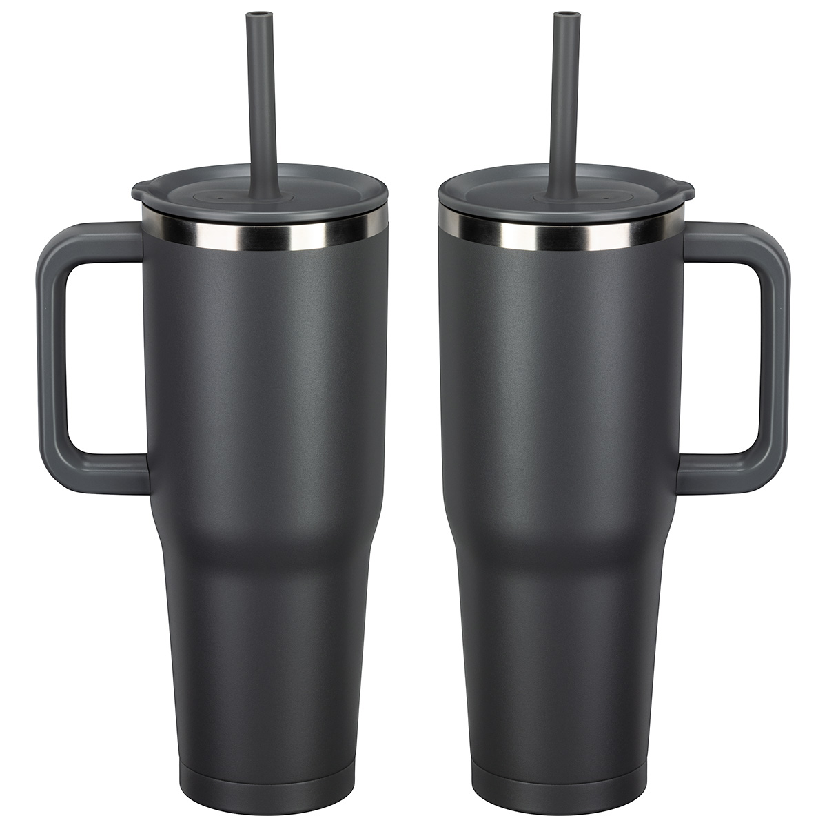 SENSO® Summit 40 oz Insulated Stainless Steel Travel Mug with Press-In Straw Lid 69