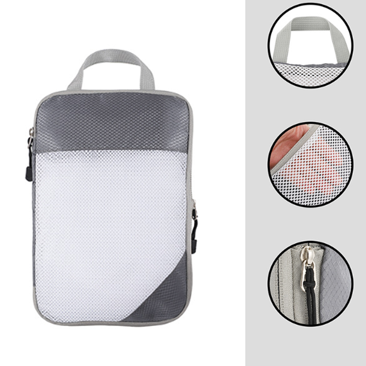 6-Piece Waterproof Travel Organizer Set with Compression 3