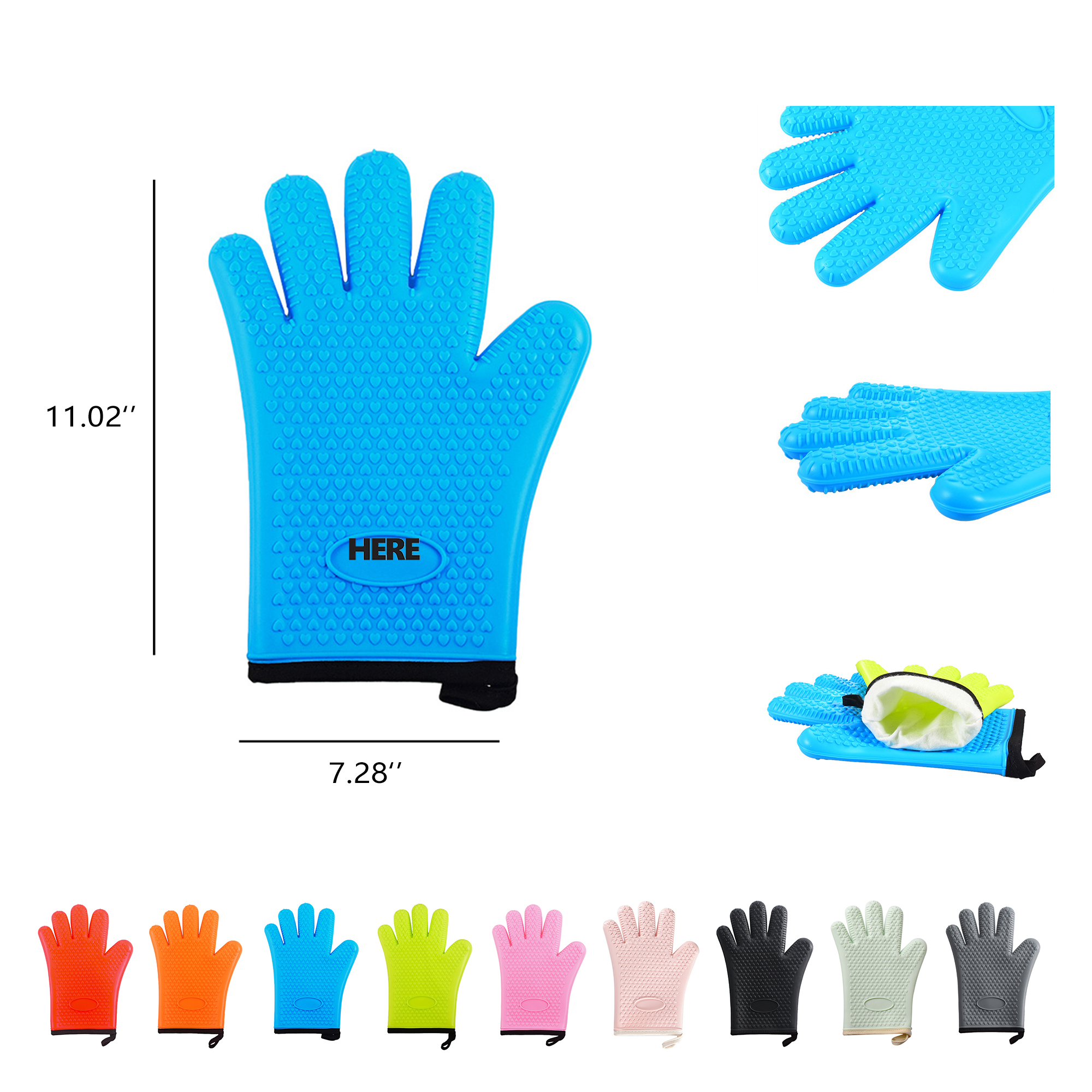 Silicone Microwave Grilling Glove MOQ 50 3
