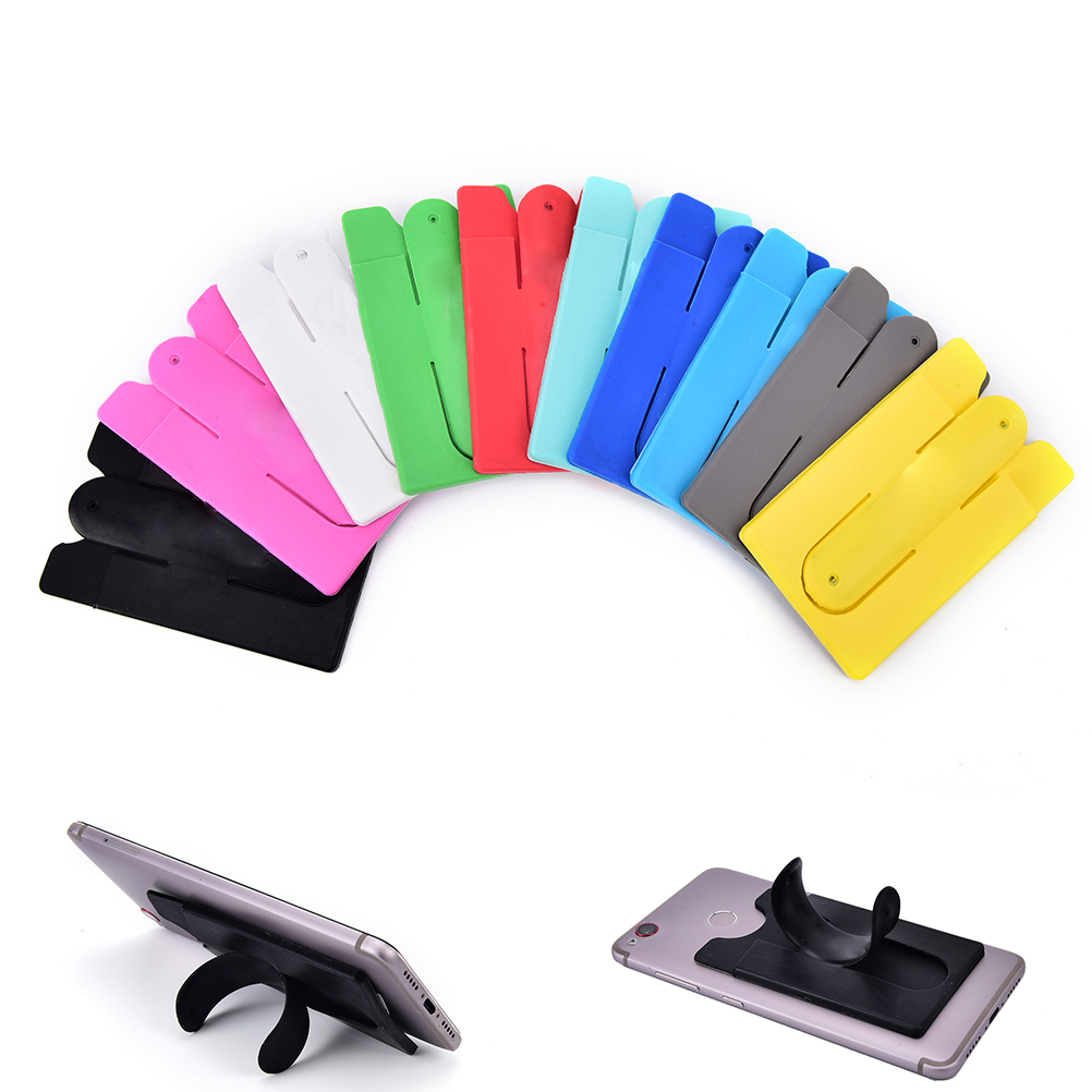 Silicone Phone Card Holder with Stand 3