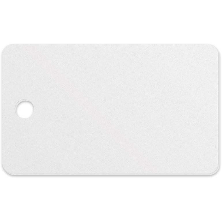 Plastic Key Tag .030 Compressed Laminated PVC (1.5"x2.5"), Full Colour 2