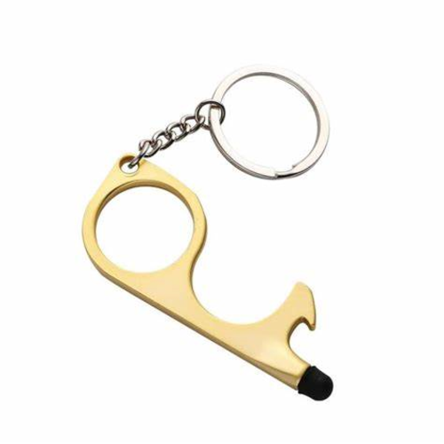 Shiny Gold Door Opener With Laser Engraving Customizer 3