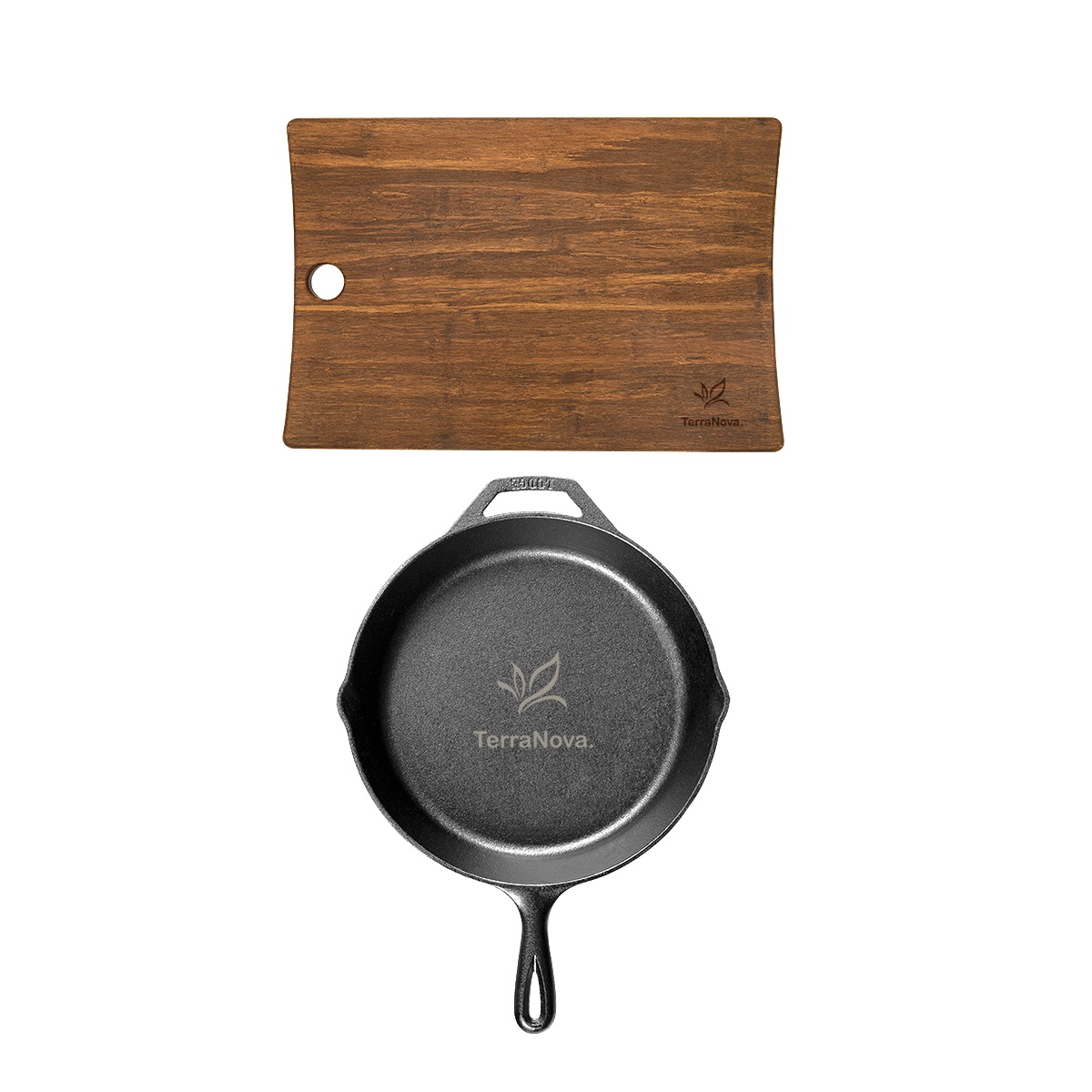 Lodge® 10.25" Cast Iron / Woodland Board Gift Set 2