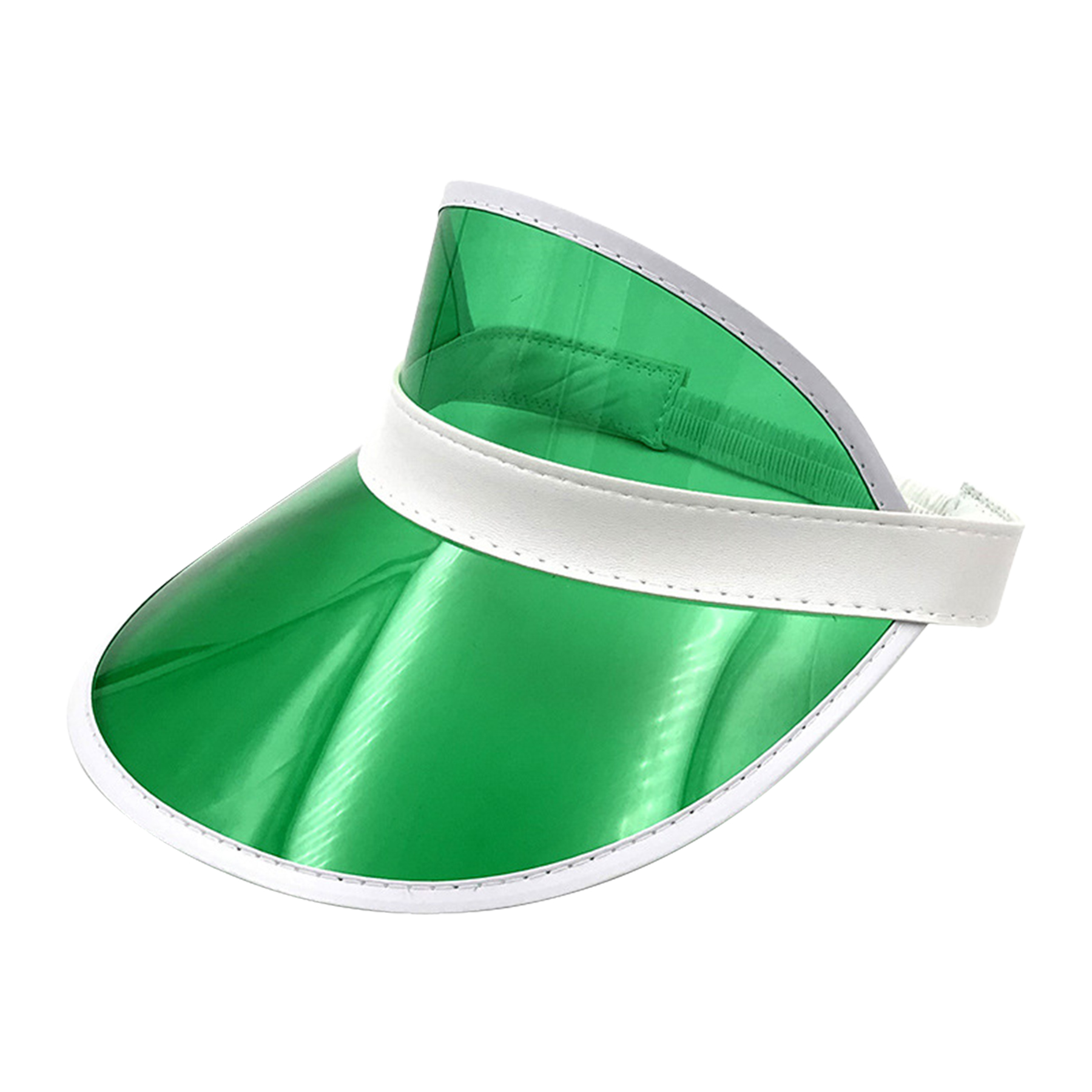 Plastic Clear Sun Visors with UV Protection 14
