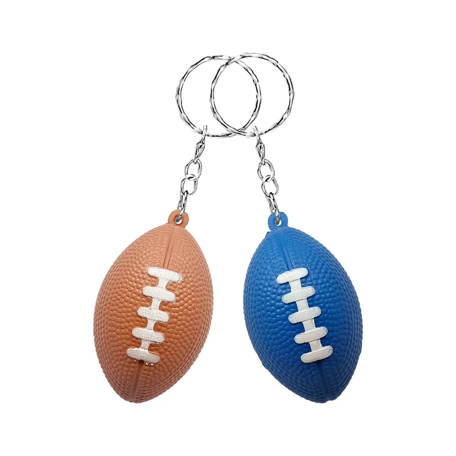 Customized PU Football Keychain 5