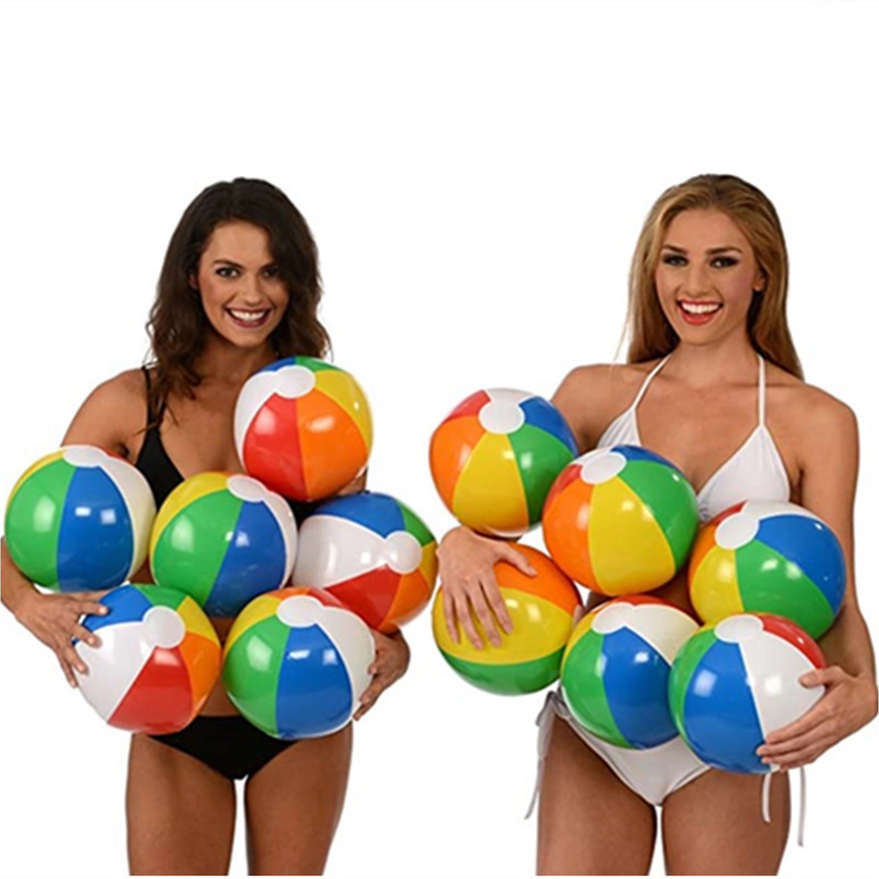 Beach Balls 3 Pack 12.6" Kids Pool Party Toys Outdoor Gifts 5