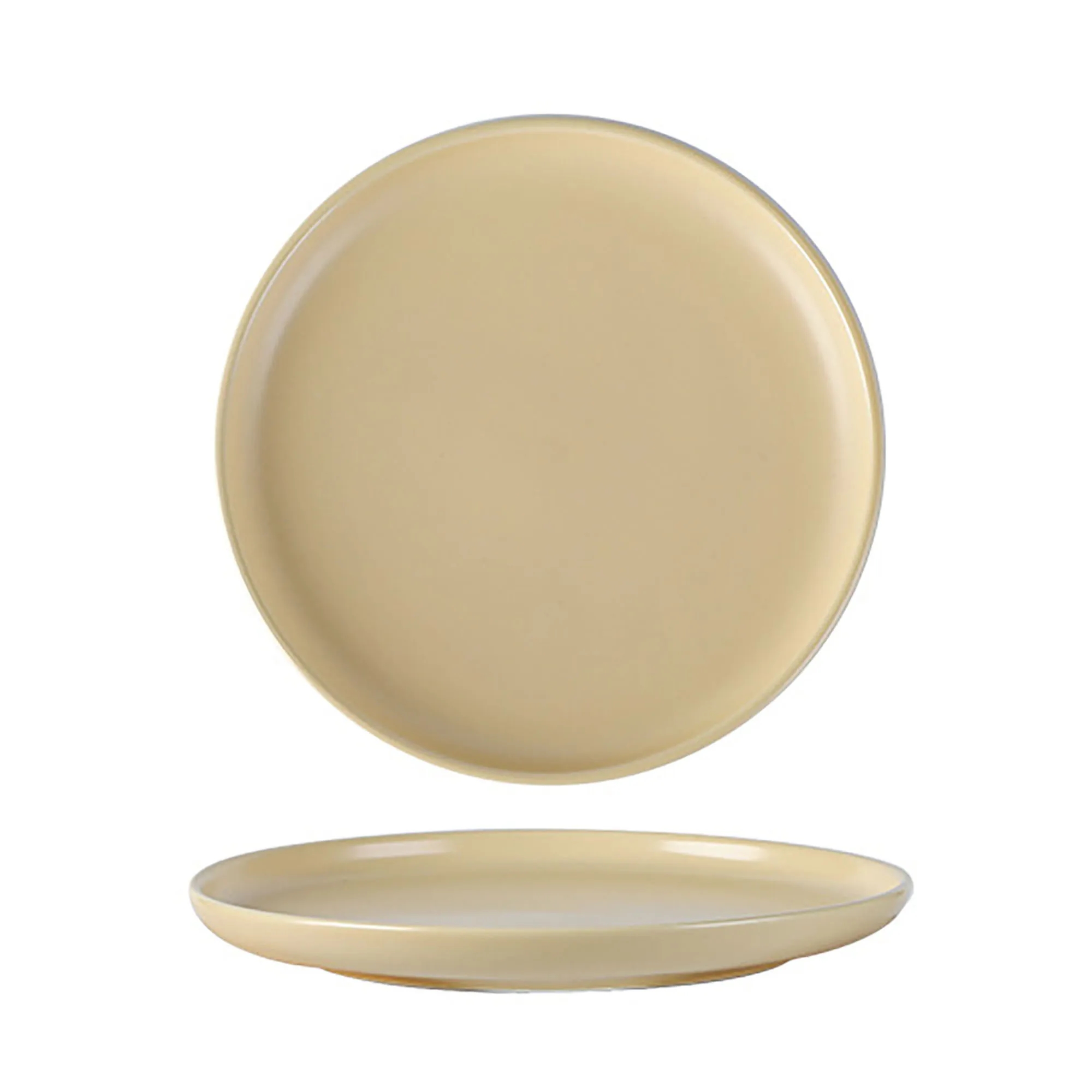 5.9" Ceramic Steak Dim Sum Dinner Plate 4