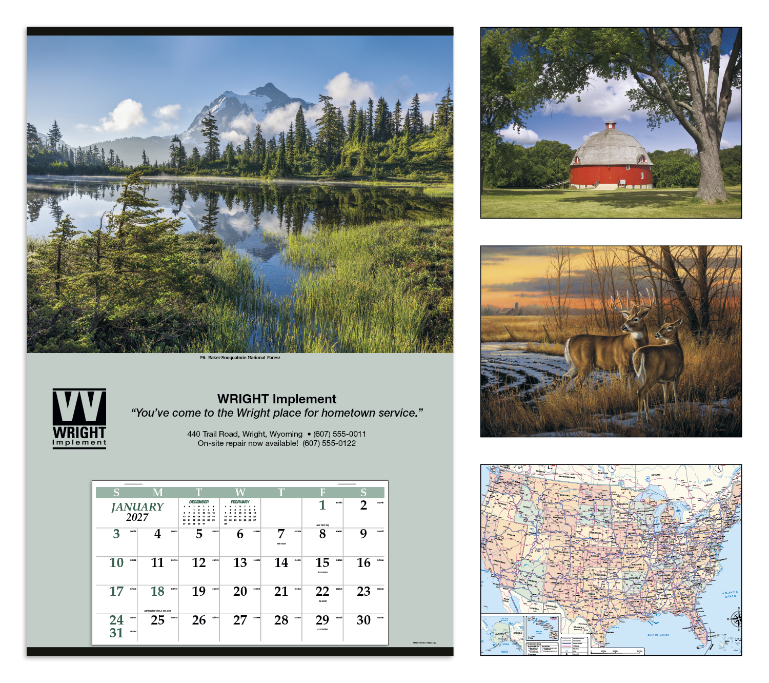 Triumph® Calendars Jumbo Hanger (12-Month) Calendar 6