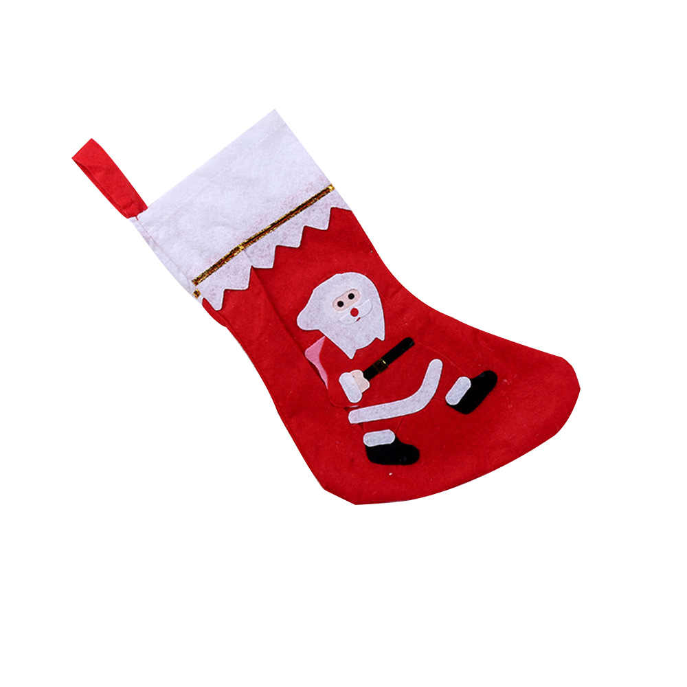 Santa Snowman Tree Christmas Xmas Stockings Ornaments 3
