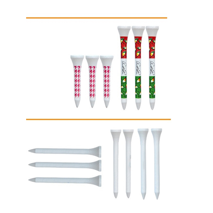 Golf Tees Professional Natural Wood 2